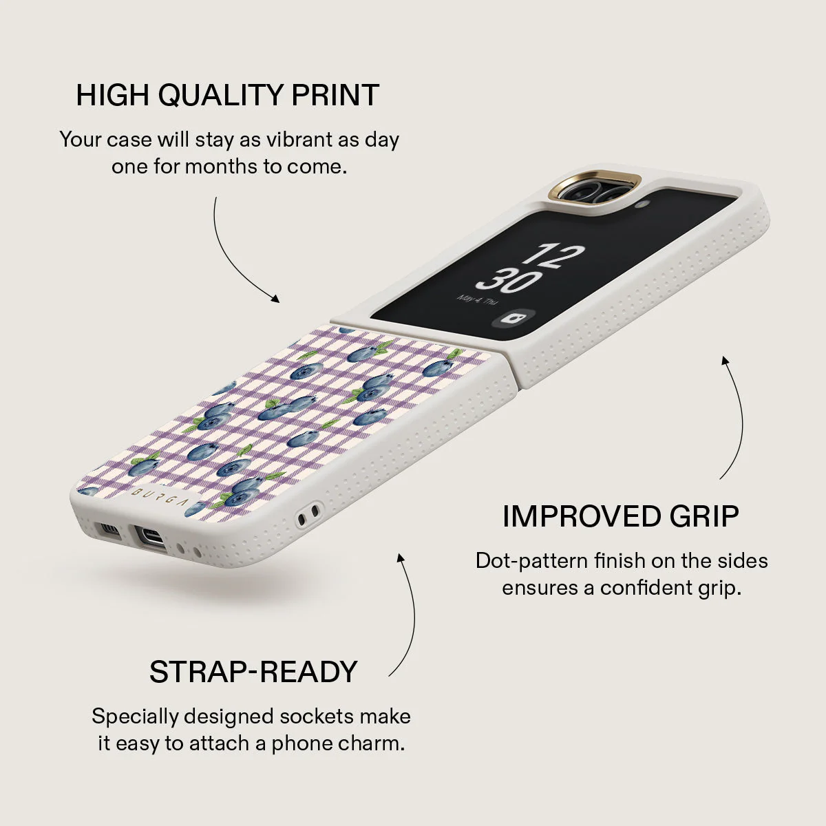 Blueberry Muffin - Samsung Galaxy Z Flip 5 Case - Image 26