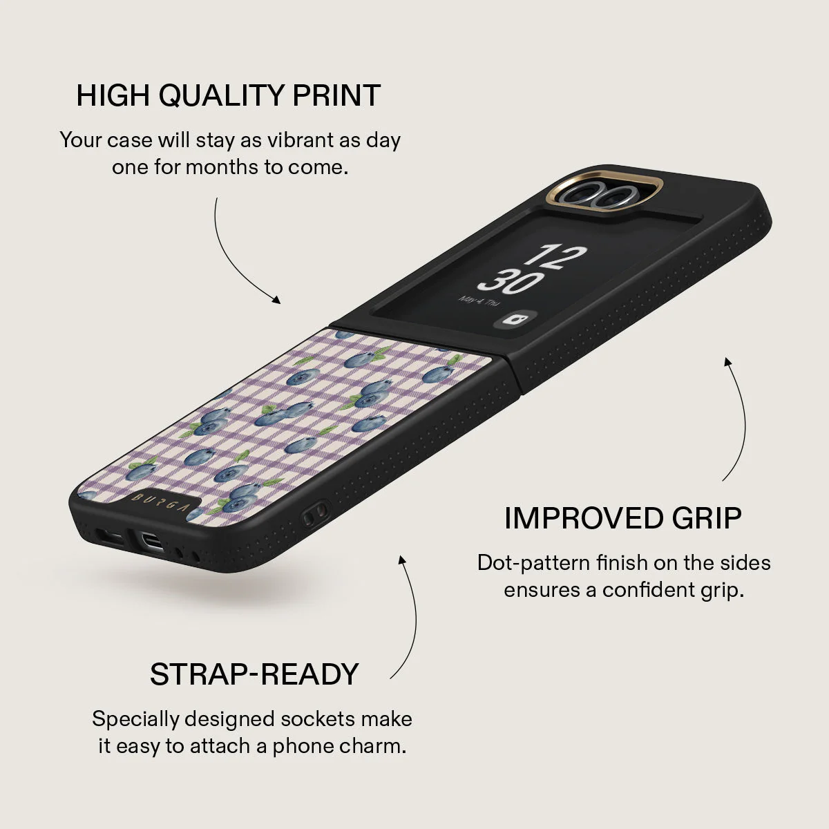 Blueberry Muffin - Samsung Galaxy Z Flip 6 Case - Image 10