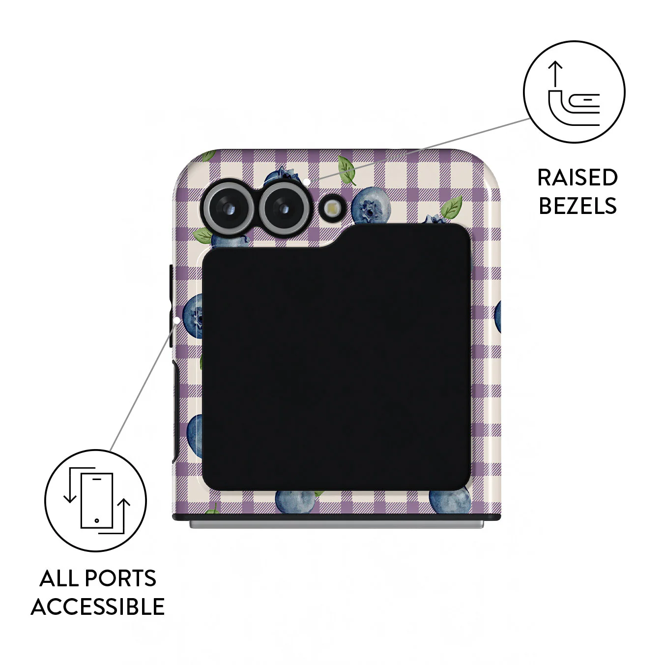 Blueberry Muffin - Samsung Galaxy Z Flip 6 Case - Image 3