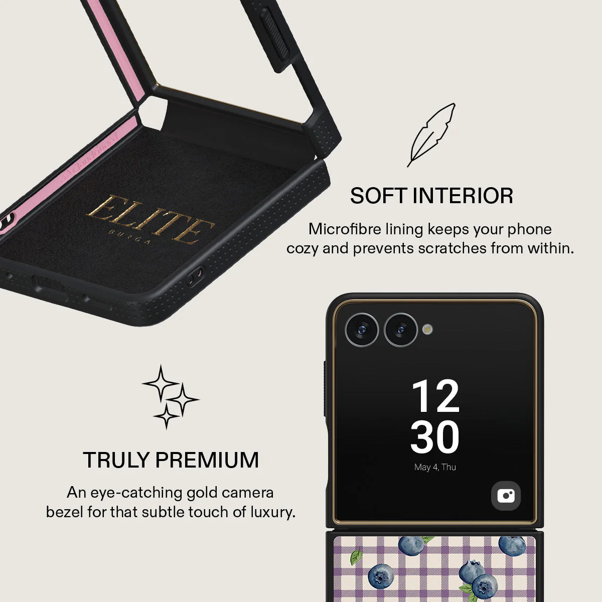 Blueberry Muffin - Samsung Galaxy Z Flip 7 Case - Image 10