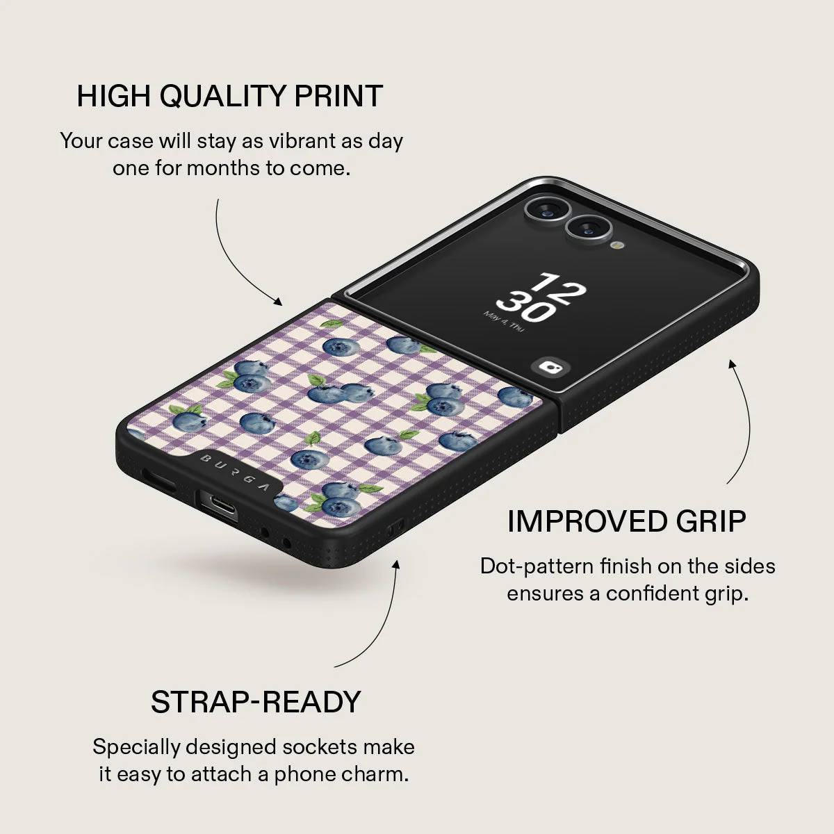 Blueberry Muffin - Samsung Galaxy Z Flip 7 Case - Image 16