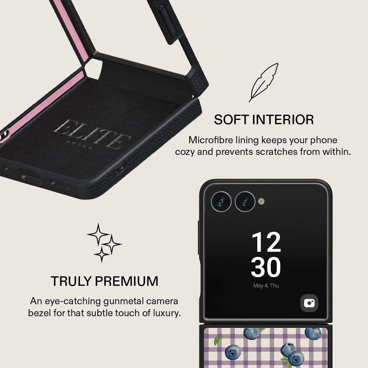 Blueberry Muffin - Samsung Galaxy Z Flip 7 Case - Image 17