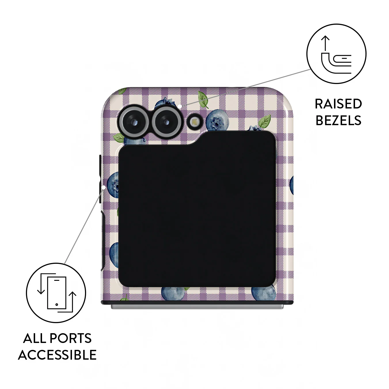 Blueberry Muffin - Samsung Galaxy Z Flip 7 FE Case - Image 3
