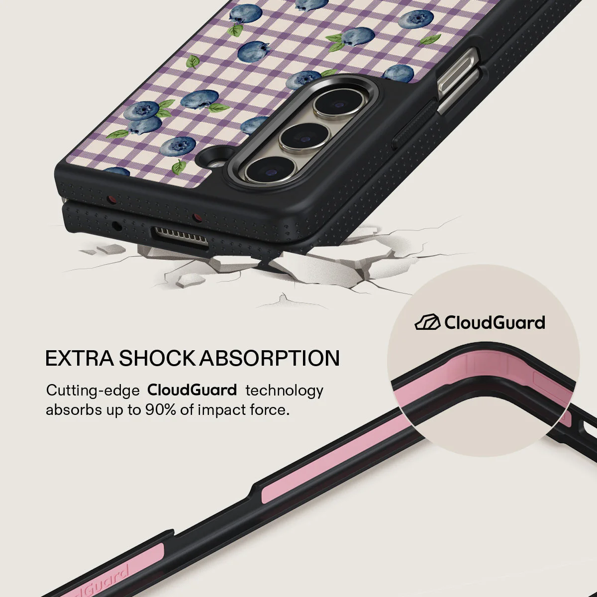 Blueberry Muffin - Samsung Galaxy Z Fold 5 Case - Image 10