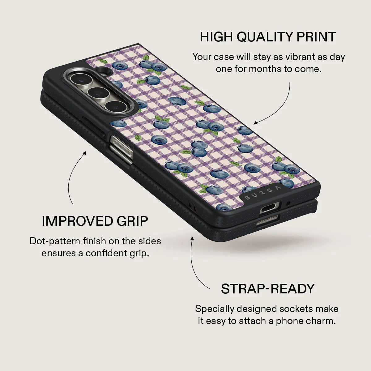 Blueberry Muffin - Samsung Galaxy Z Fold 5 Case - Image 12