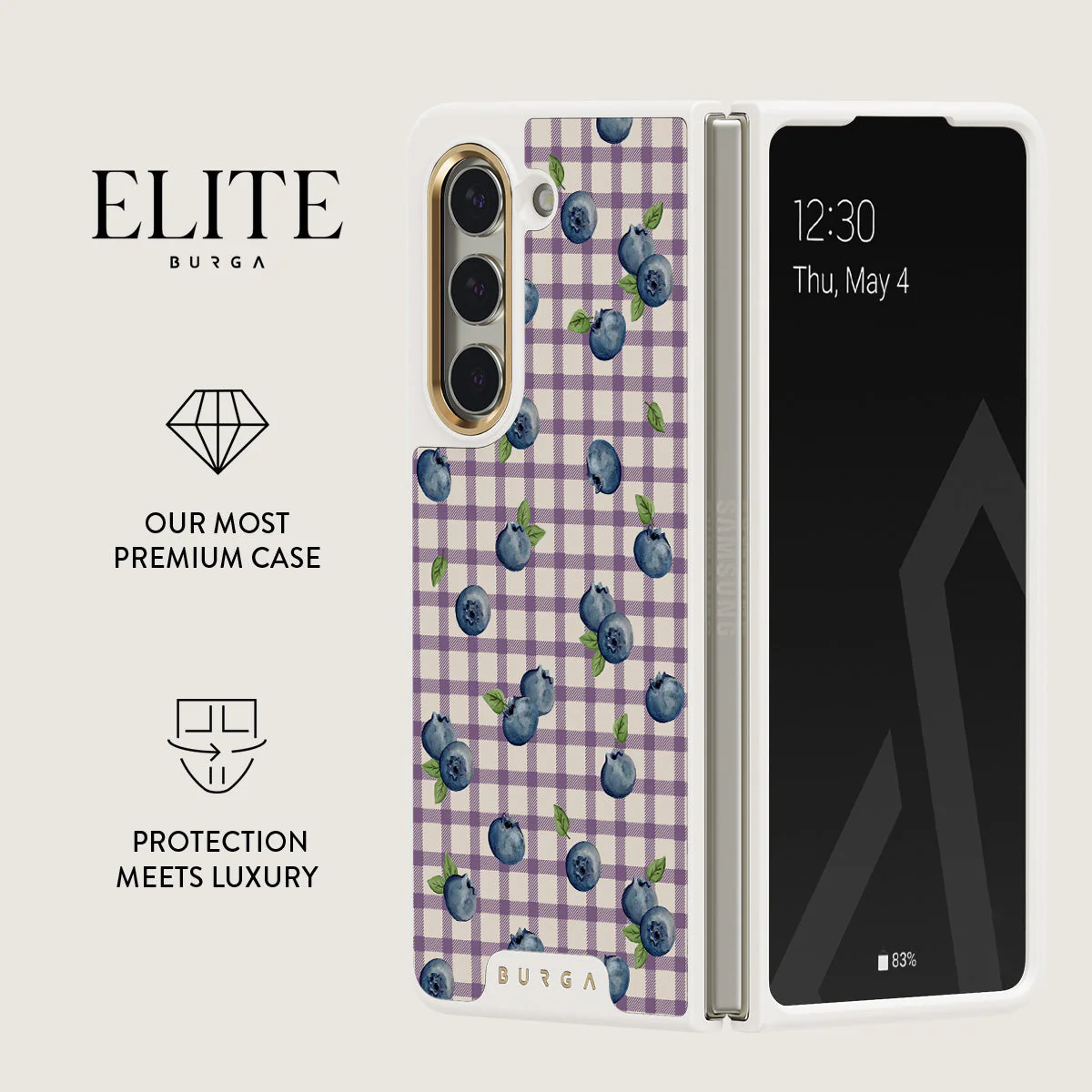 Blueberry Muffin - Samsung Galaxy Z Fold 5 Case - Image 16