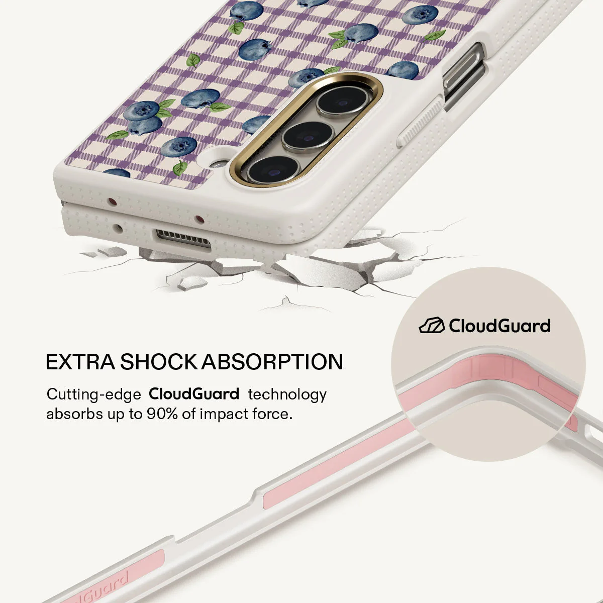 Blueberry Muffin - Samsung Galaxy Z Fold 5 Case - Image 17