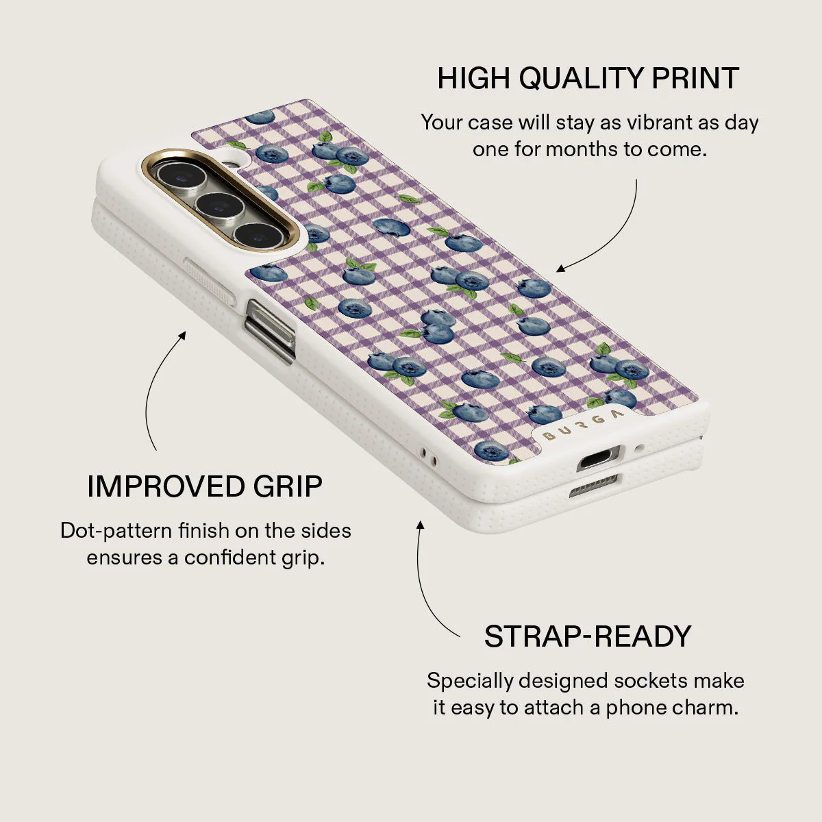 Blueberry Muffin - Samsung Galaxy Z Fold 5 Case - Image 19