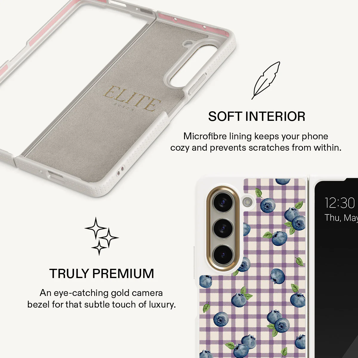Blueberry Muffin - Samsung Galaxy Z Fold 5 Case - Image 20