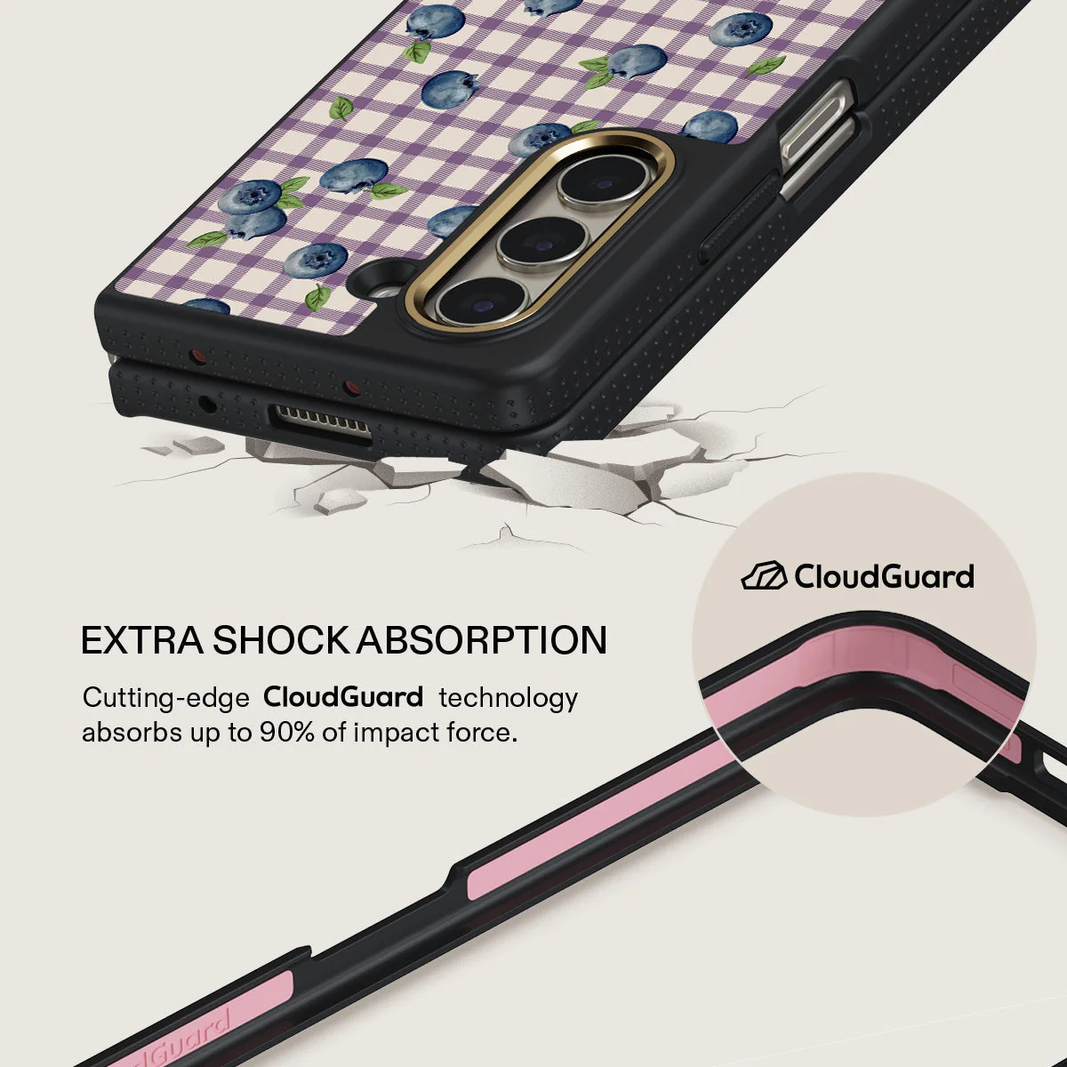 Blueberry Muffin - Samsung Galaxy Z Fold 5 Case - Image 3