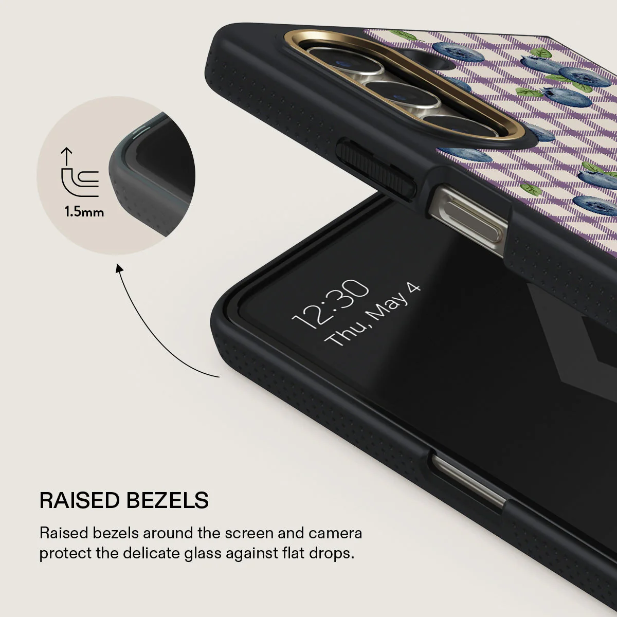 Blueberry Muffin - Samsung Galaxy Z Fold 5 Case - Image 4
