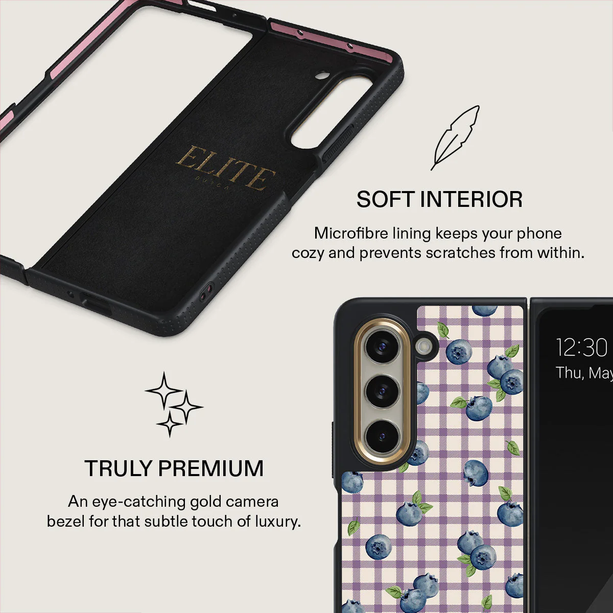 Blueberry Muffin - Samsung Galaxy Z Fold 5 Case - Image 6