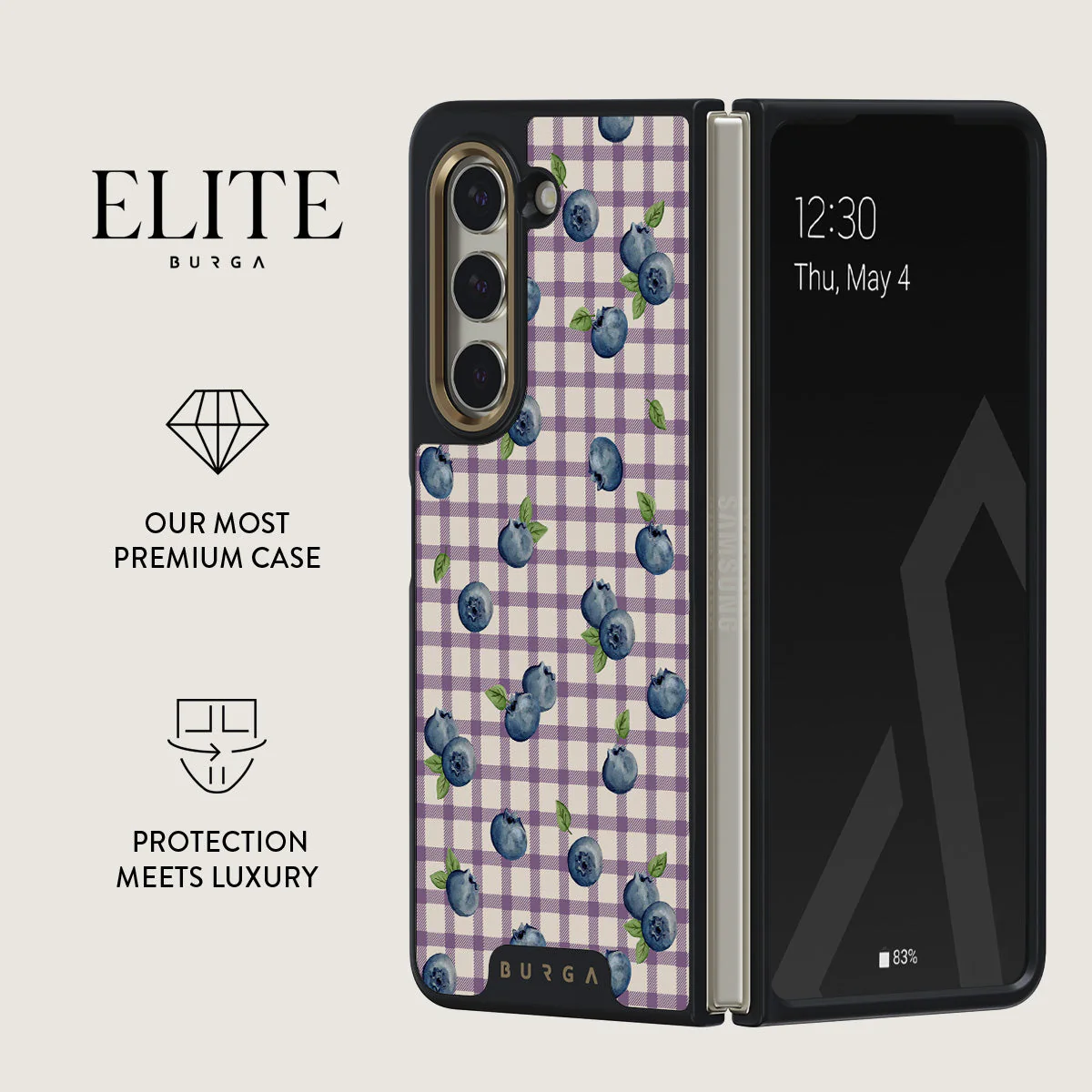 Blueberry Muffin - Samsung Galaxy Z Fold 5 Case - Image 9