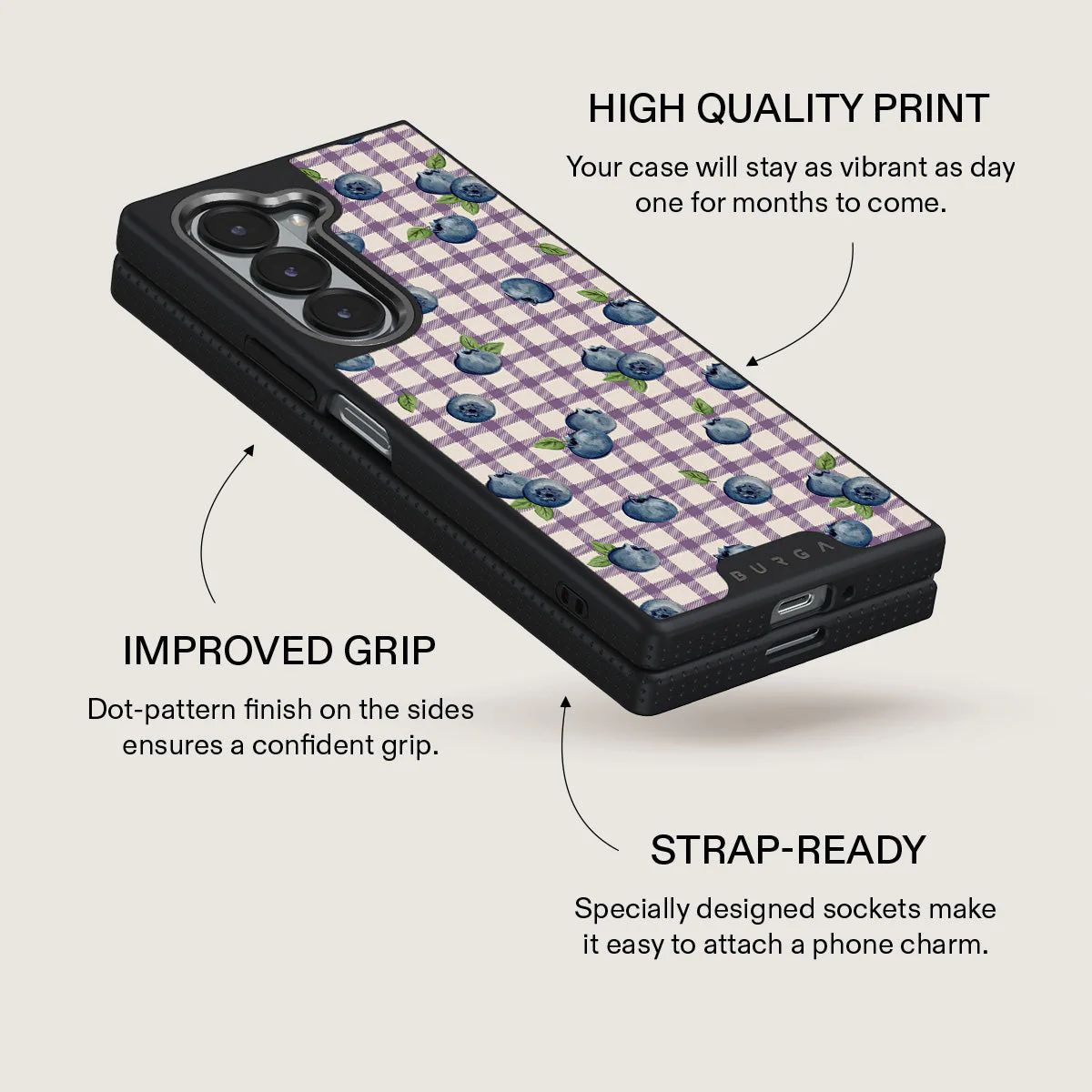 Blueberry Muffin - Samsung Galaxy Z Fold 6 Case - Image 12