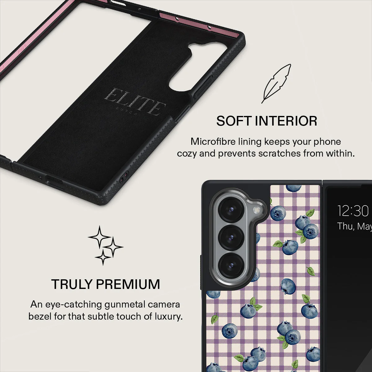 Blueberry Muffin - Samsung Galaxy Z Fold 6 Case - Image 13