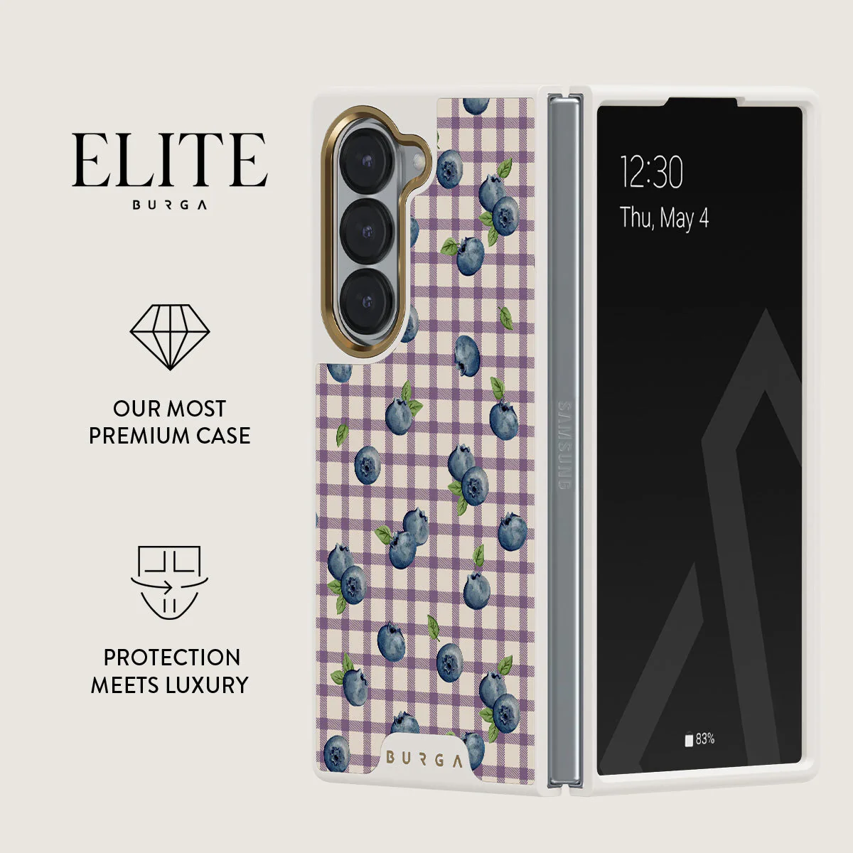 Blueberry Muffin - Samsung Galaxy Z Fold 6 Case - Image 16