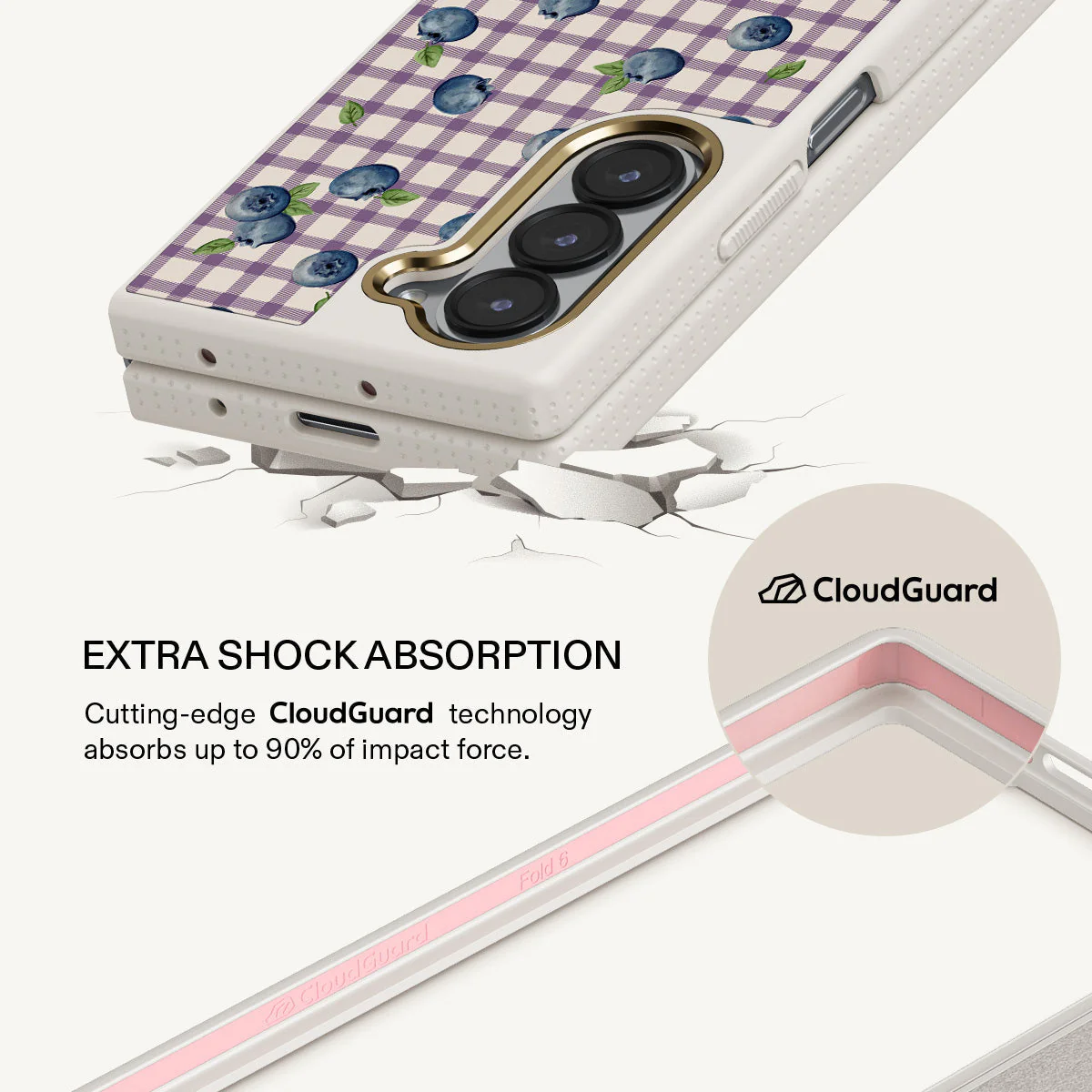 Blueberry Muffin - Samsung Galaxy Z Fold 6 Case - Image 17