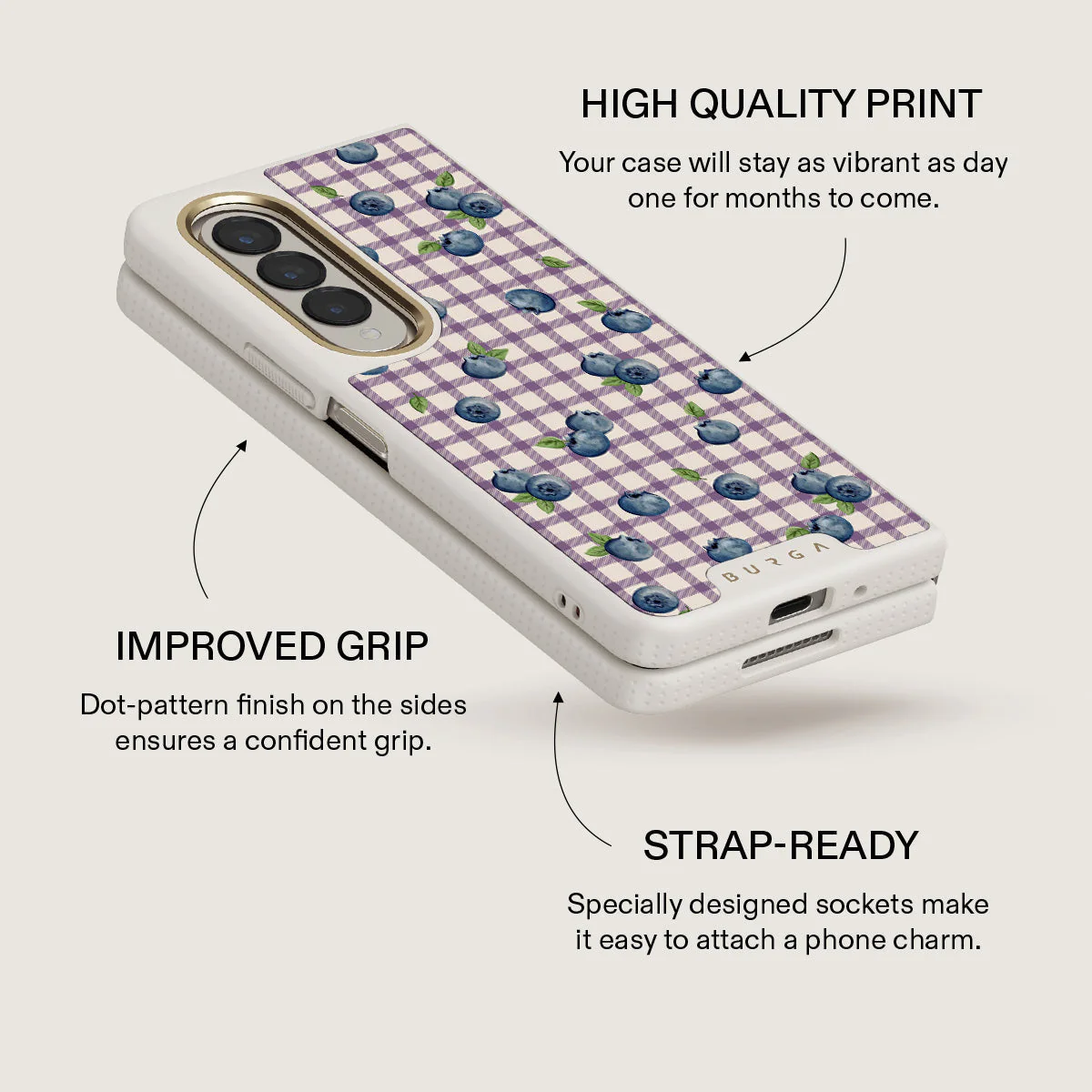 Blueberry Muffin - Samsung Galaxy Z Fold 6 Case - Image 19