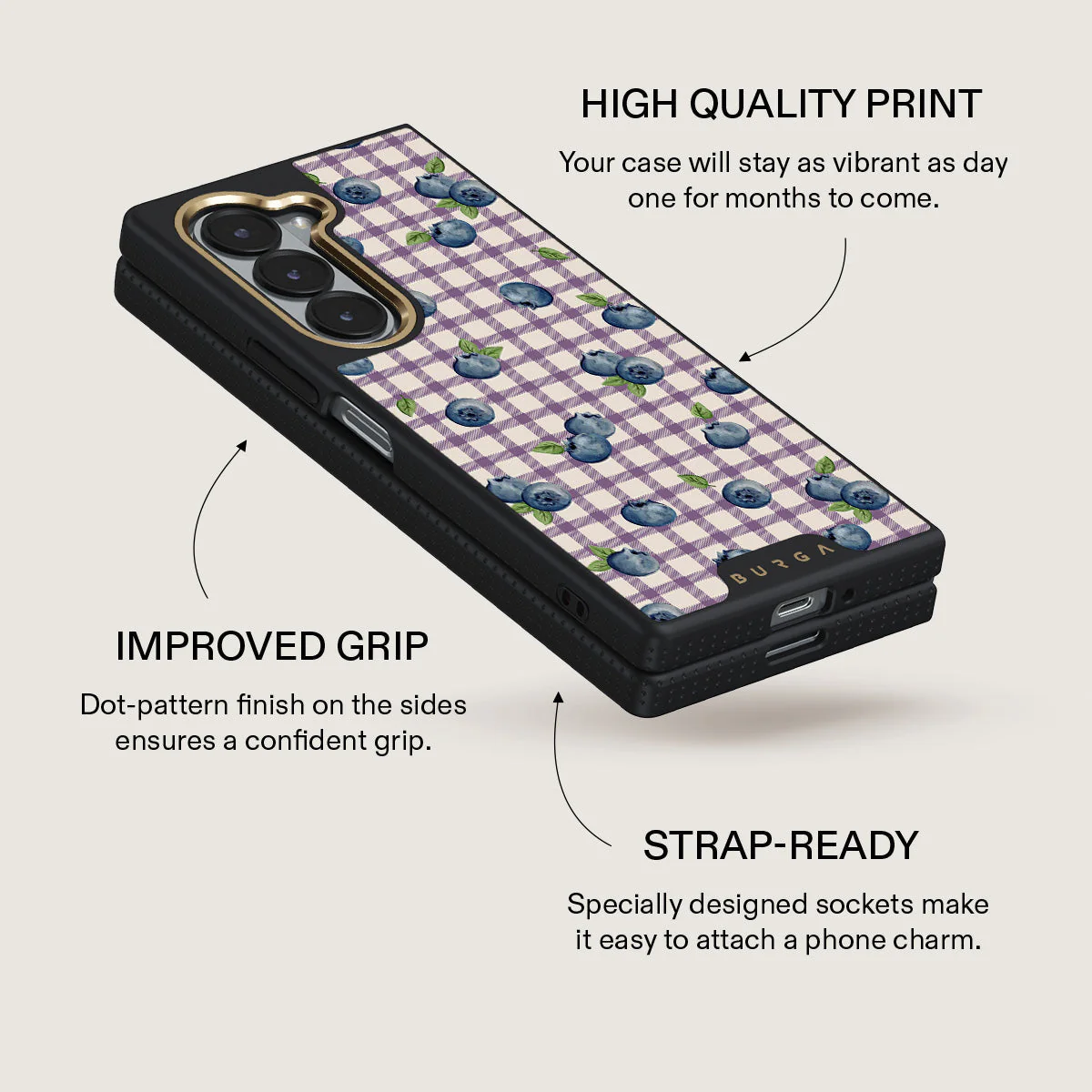 Blueberry Muffin - Samsung Galaxy Z Fold 6 Case - Image 5