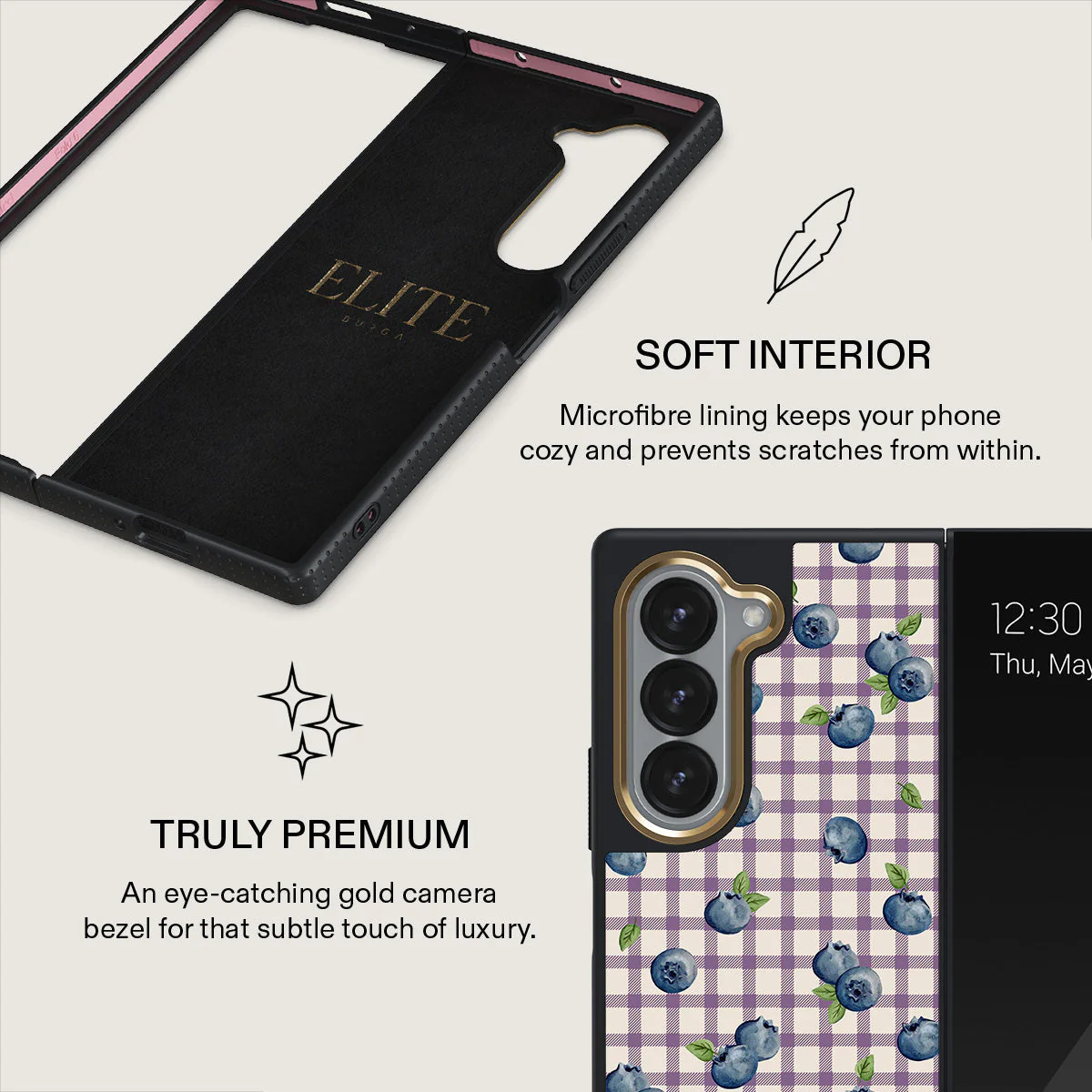 Blueberry Muffin - Samsung Galaxy Z Fold 6 Case - Image 6