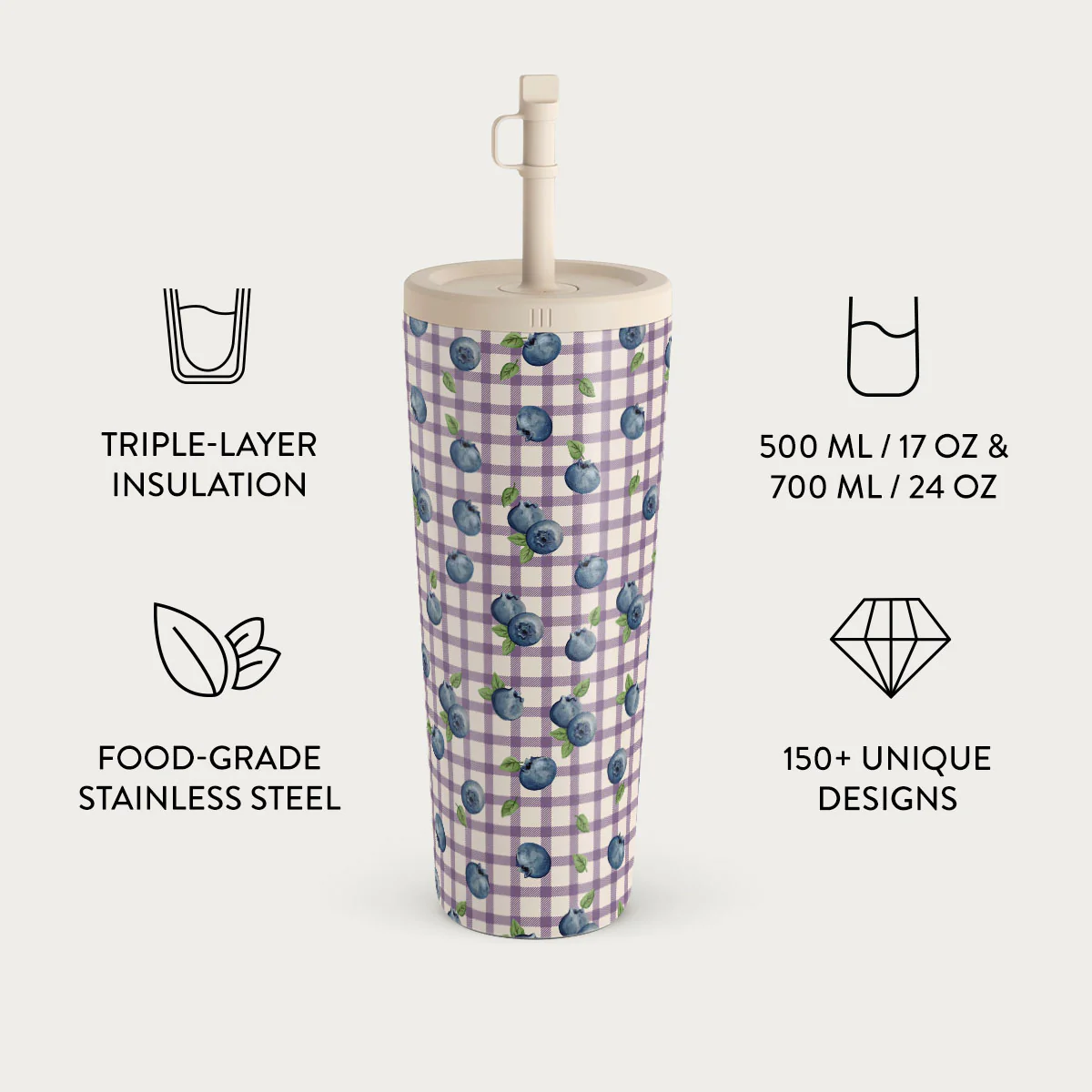 Blueberry Muffin - Travel Mug - Image 10