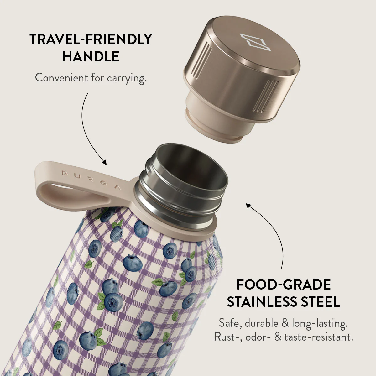 Blueberry Muffin - Water Bottle - Image 4