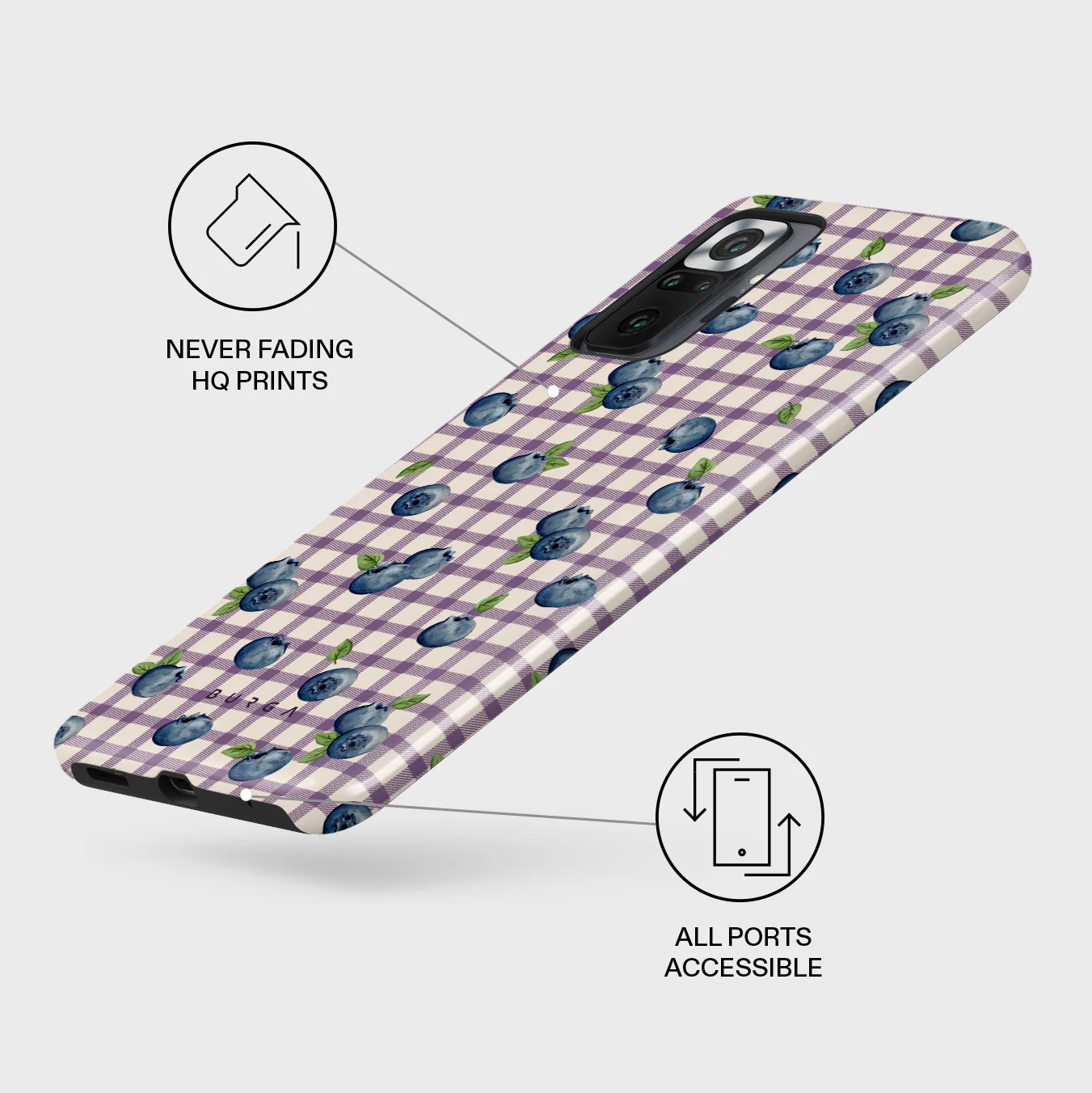 Blueberry Muffin - Xiaomi Redmi Note 10 Pro Case - Image 3