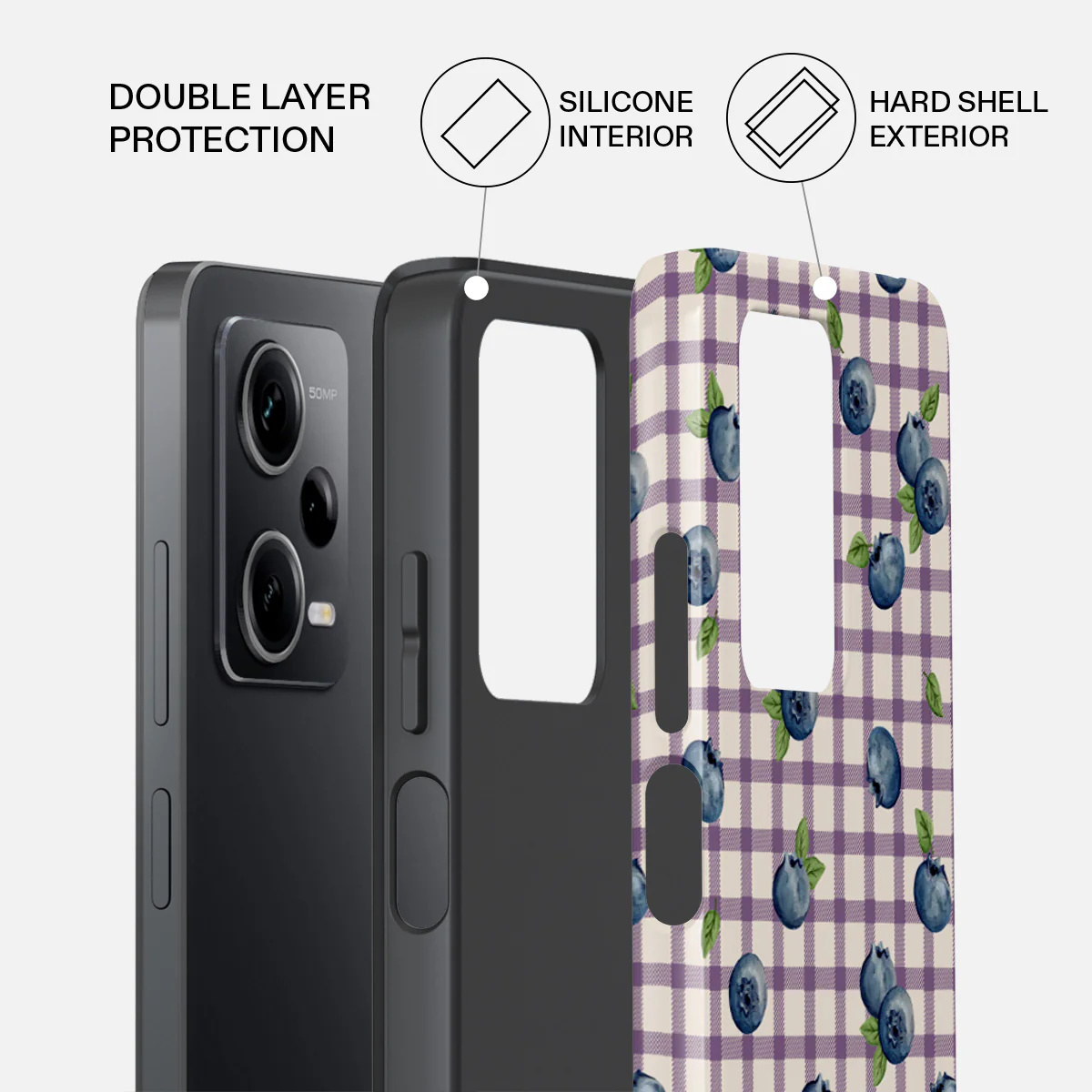Blueberry Muffin - Xiaomi Redmi Note 12 Pro 5G Case - Image 2