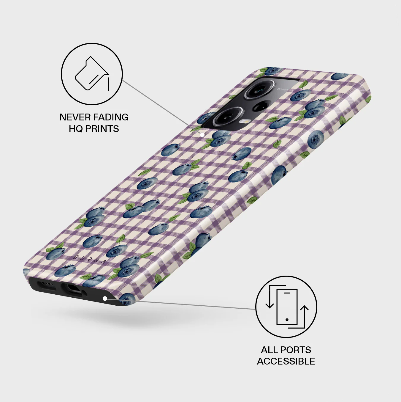 Blueberry Muffin - Xiaomi Redmi Note 12 Pro+ 5G Case - Image 3