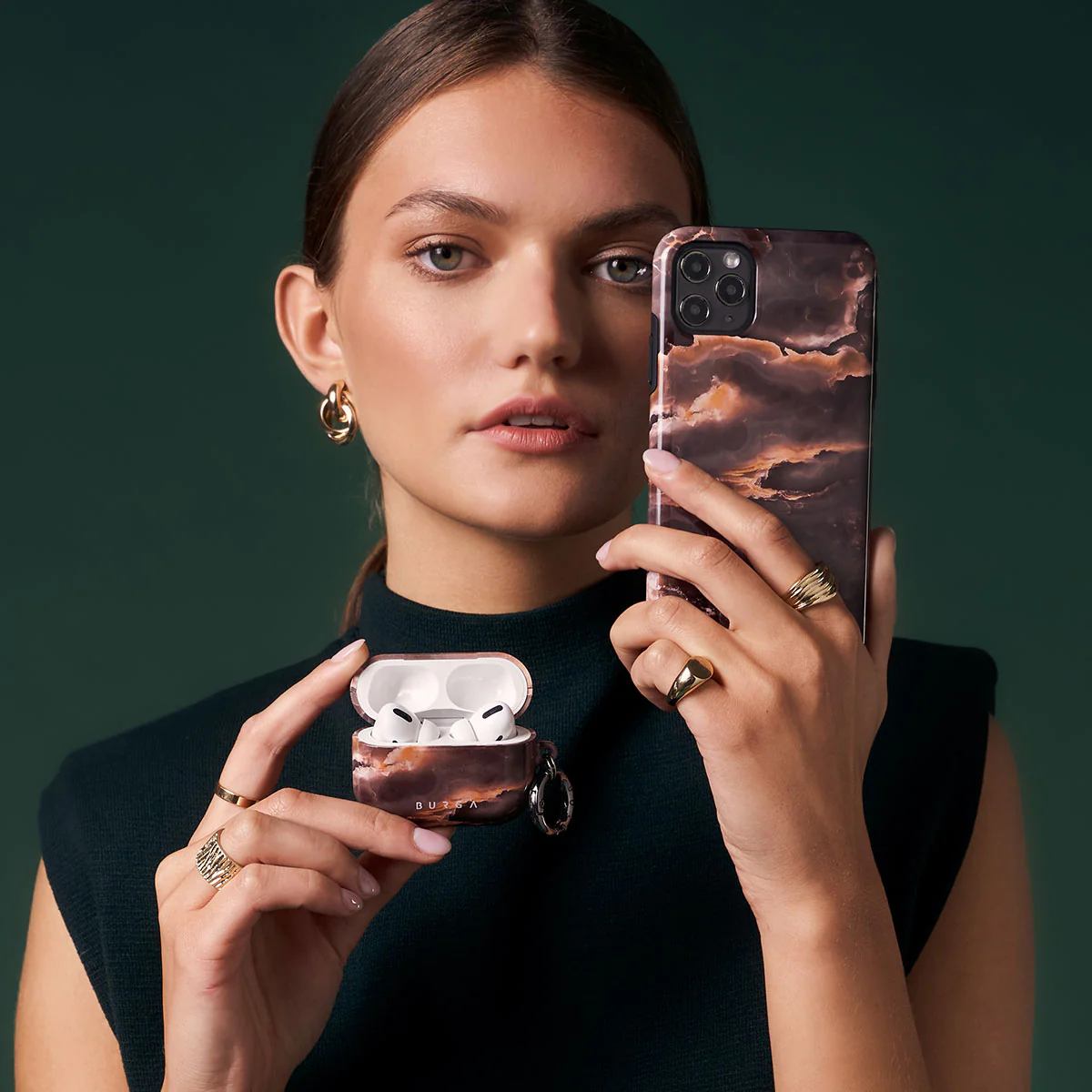 Fire Wood - Brown Marble Xiaomi 15T Case - Image 8