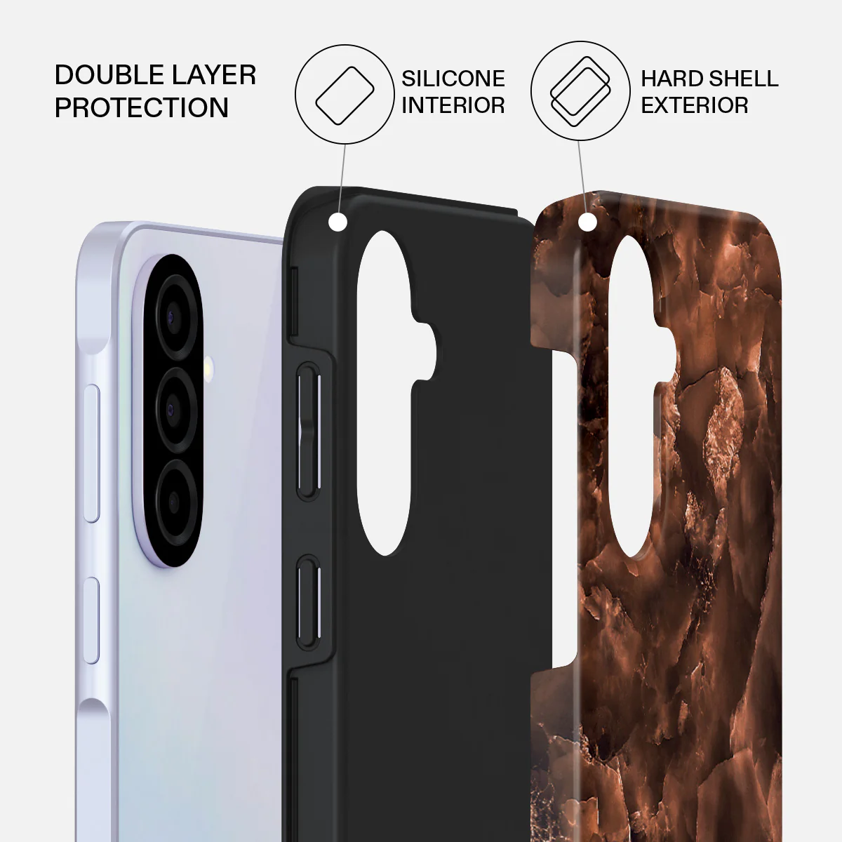 Toasted Chestnut - Brown Samsung Galaxy A37 5G Case - Image 2