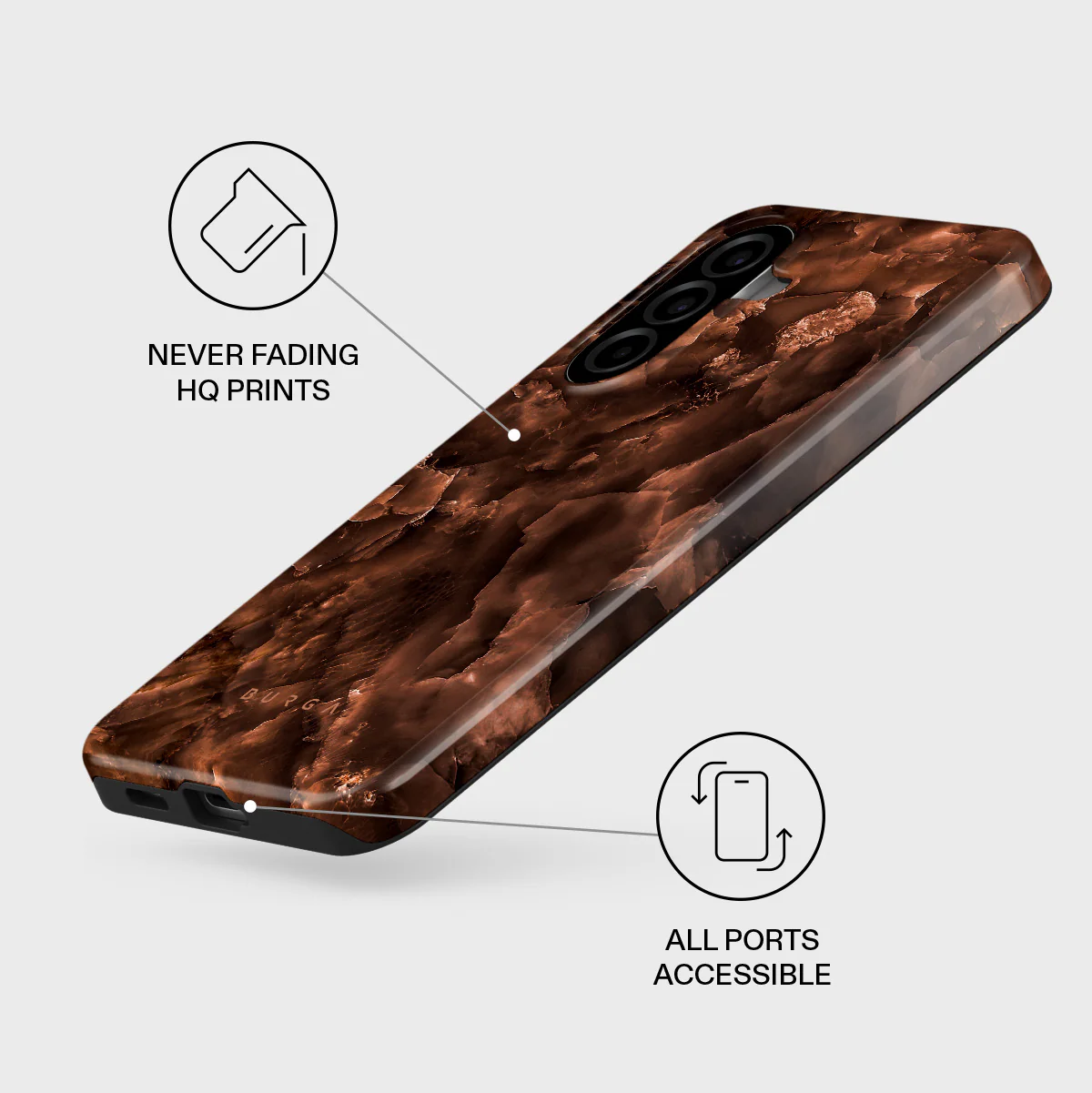 Toasted Chestnut - Brown Samsung Galaxy A57 5G Case - Image 3