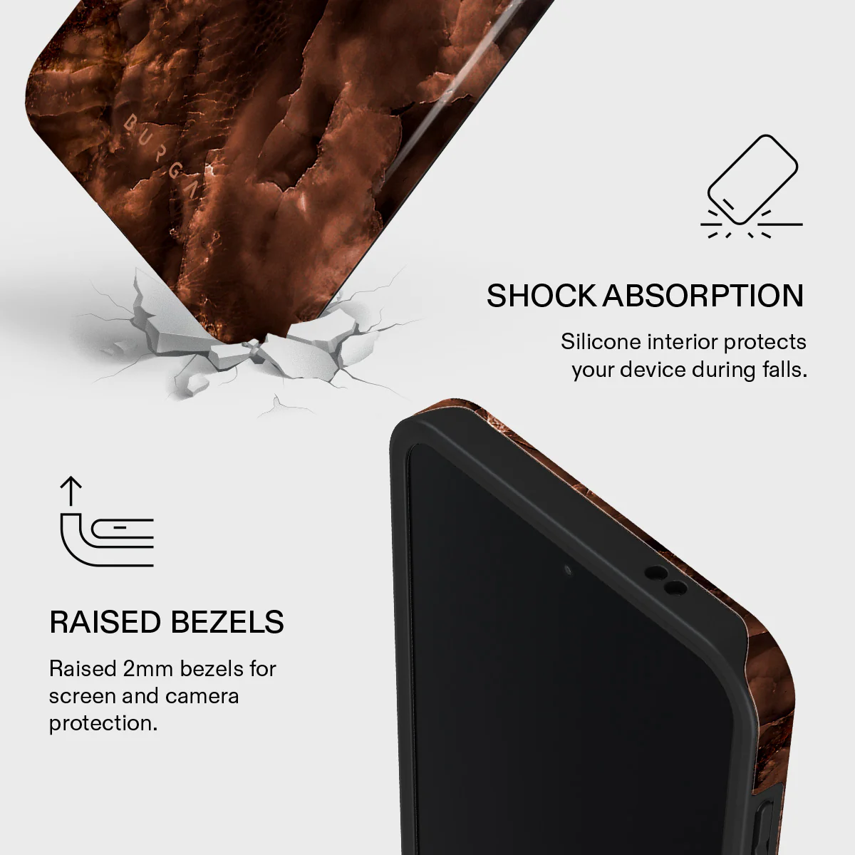 Toasted Chestnut - Brown Samsung Galaxy A57 5G Case - Image 4