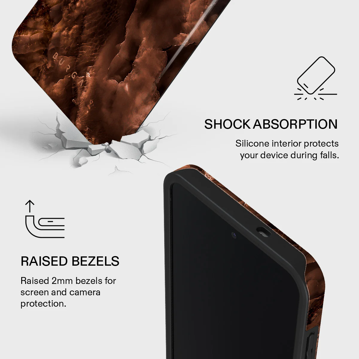 Toasted Chestnut - Brown Samsung Galaxy S25 FE Case - Image 4