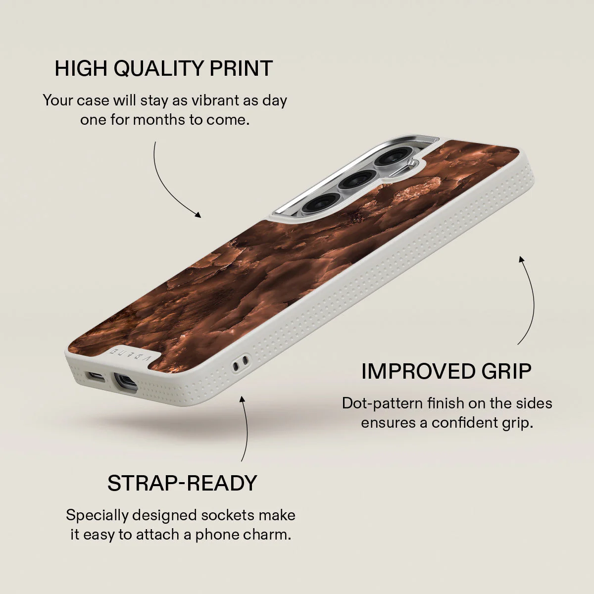 Toasted Chestnut - Brown Samsung Galaxy S26 Case - Image 37