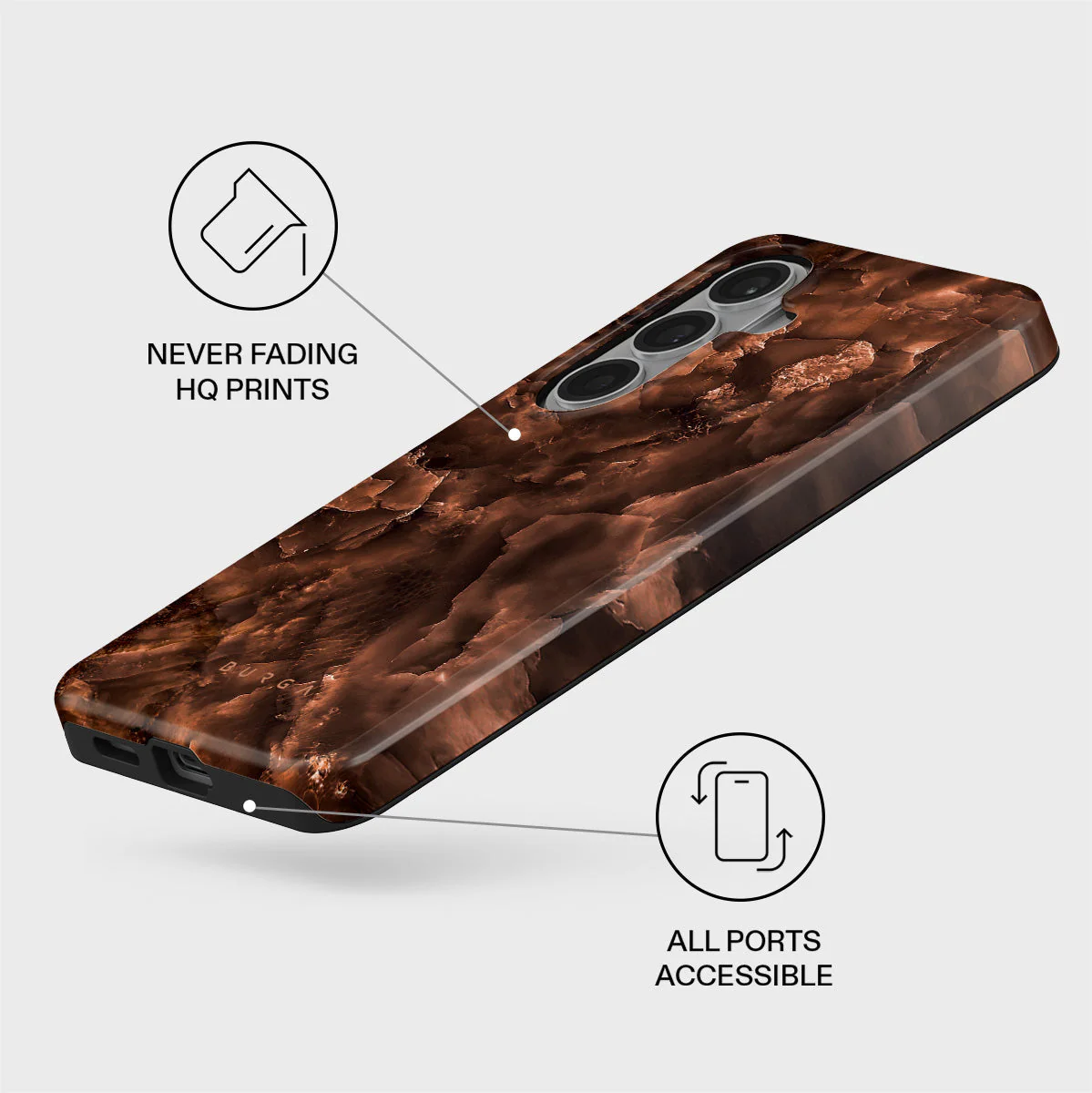 Toasted Chestnut - Brown Samsung Galaxy S26 Plus Case - Image 3