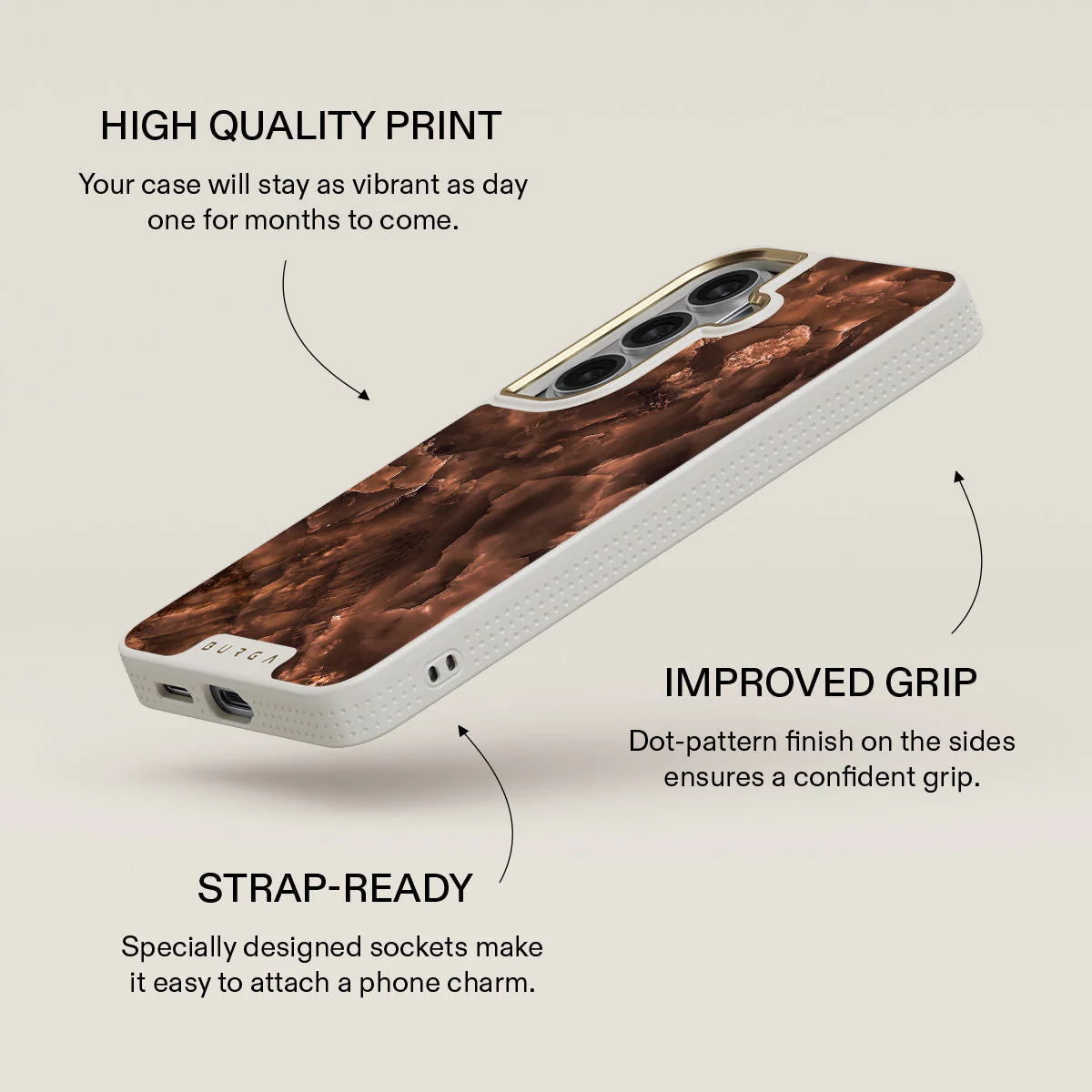 Toasted Chestnut - Brown Samsung Galaxy S26 Plus Case - Image 30