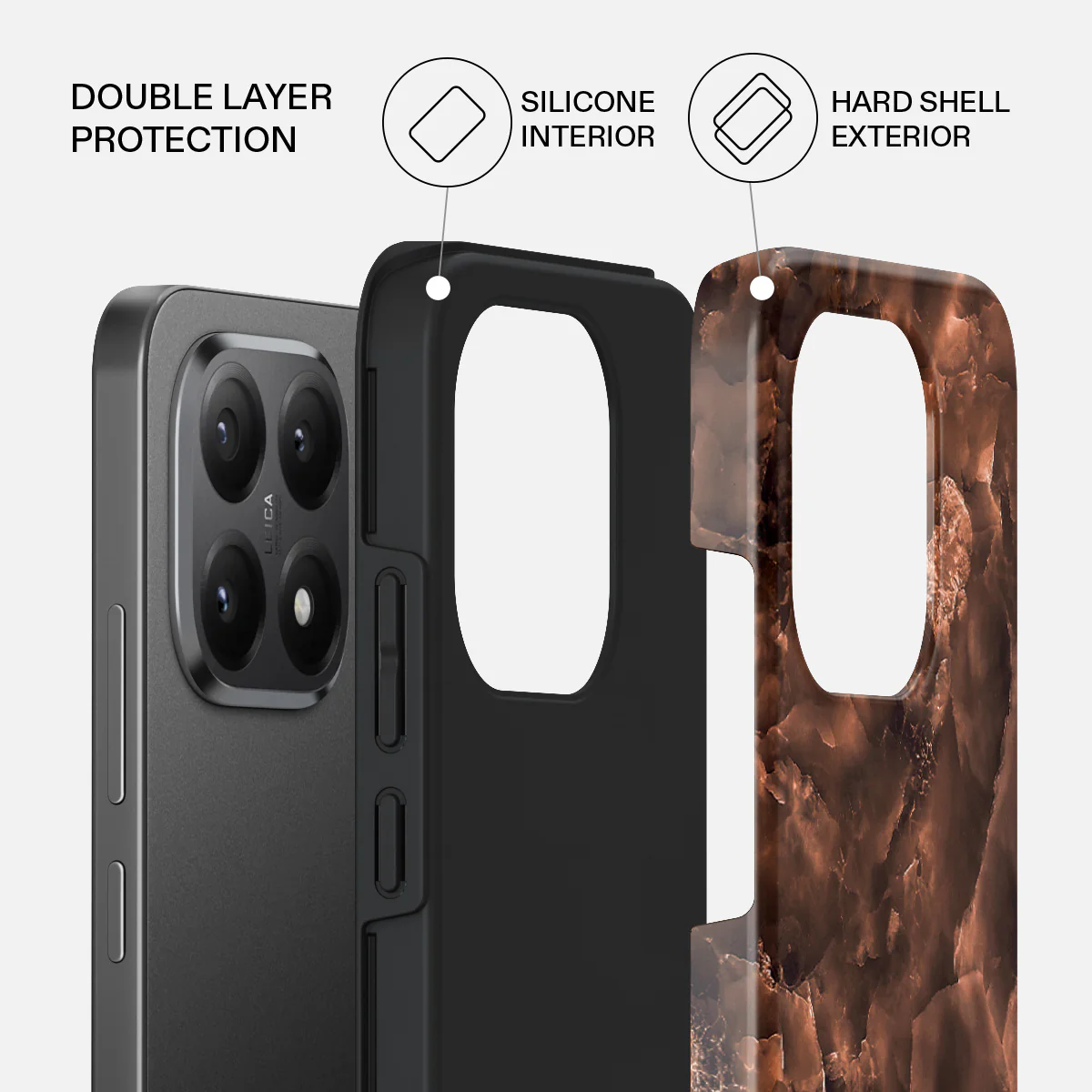 Toasted Chestnut - Brown Xiaomi 15T Case - Image 2