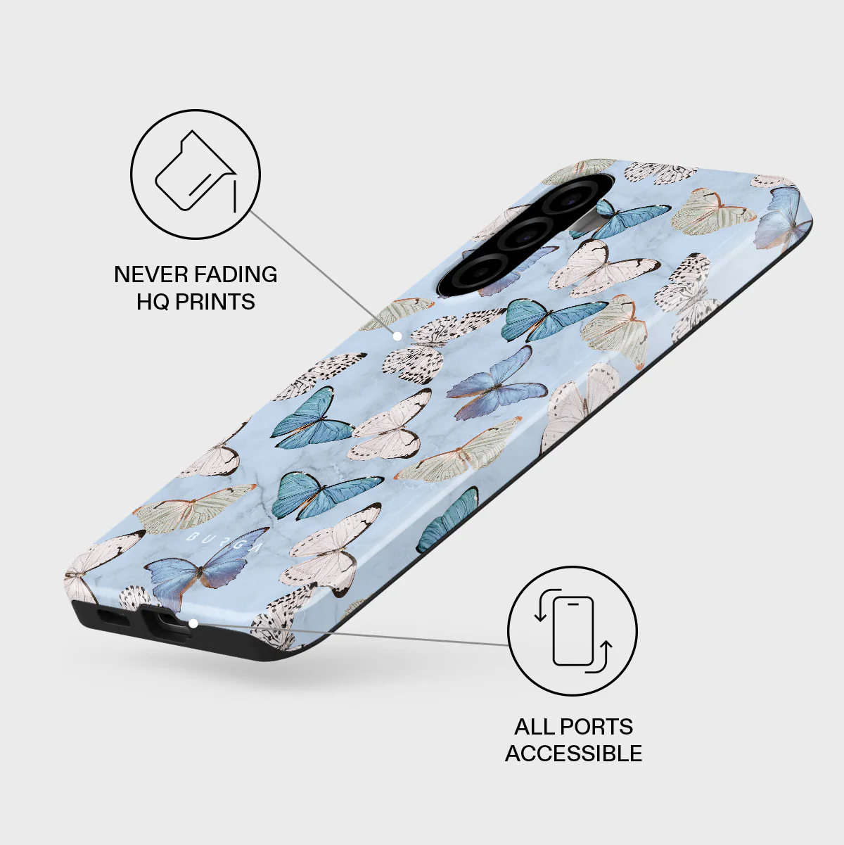 Give Me Butterflies - Samsung Galaxy A57 5G Case - Image 3