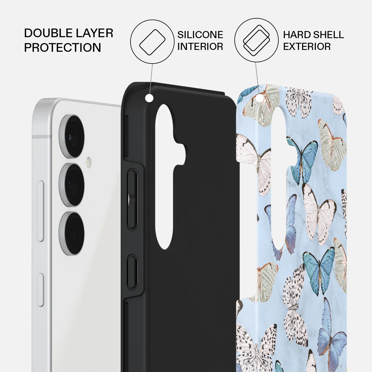 Give Me Butterflies - Samsung Galaxy S25 FE Case - Image 2