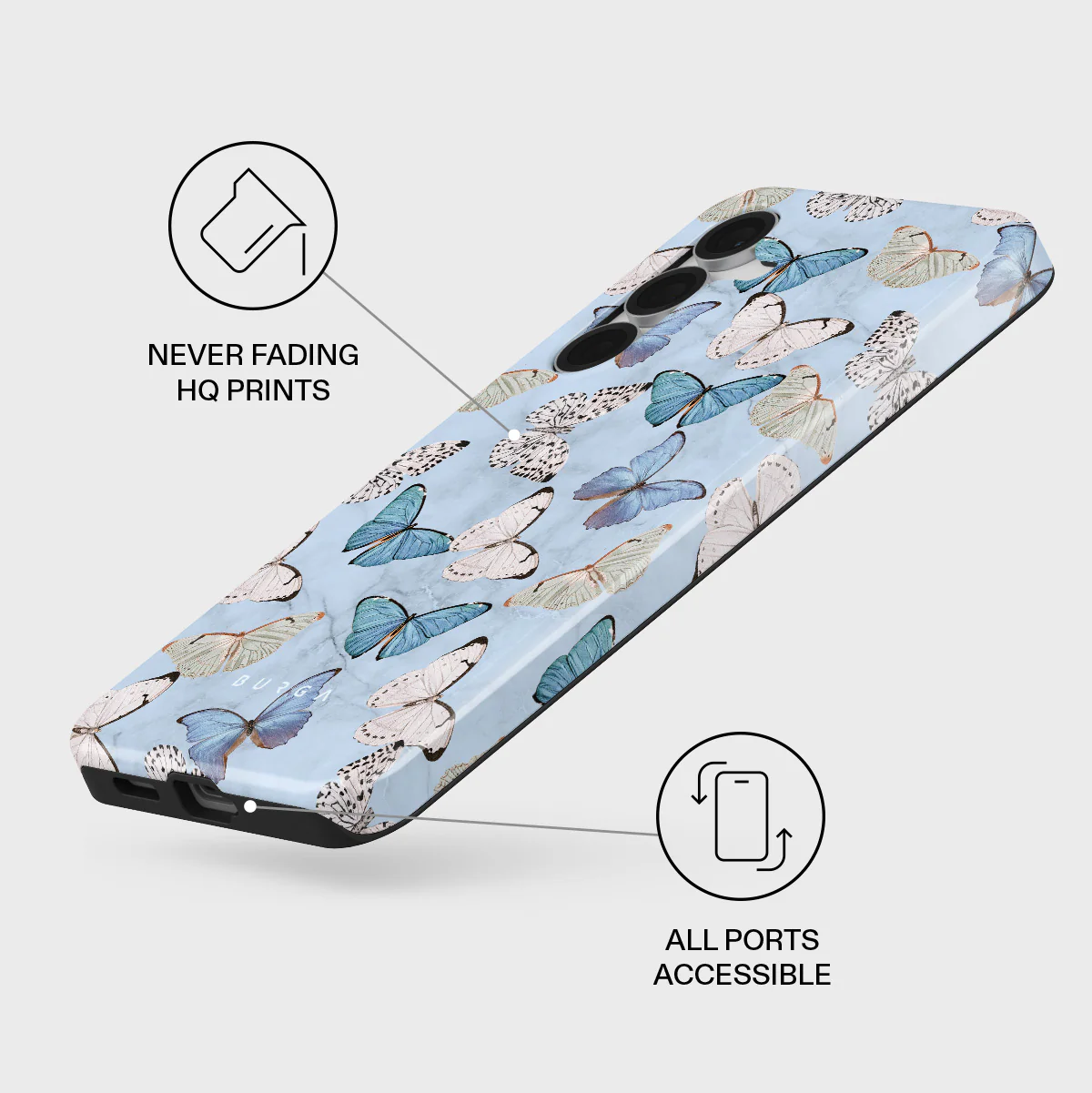 Give Me Butterflies - Samsung Galaxy S25 FE Case - Image 3