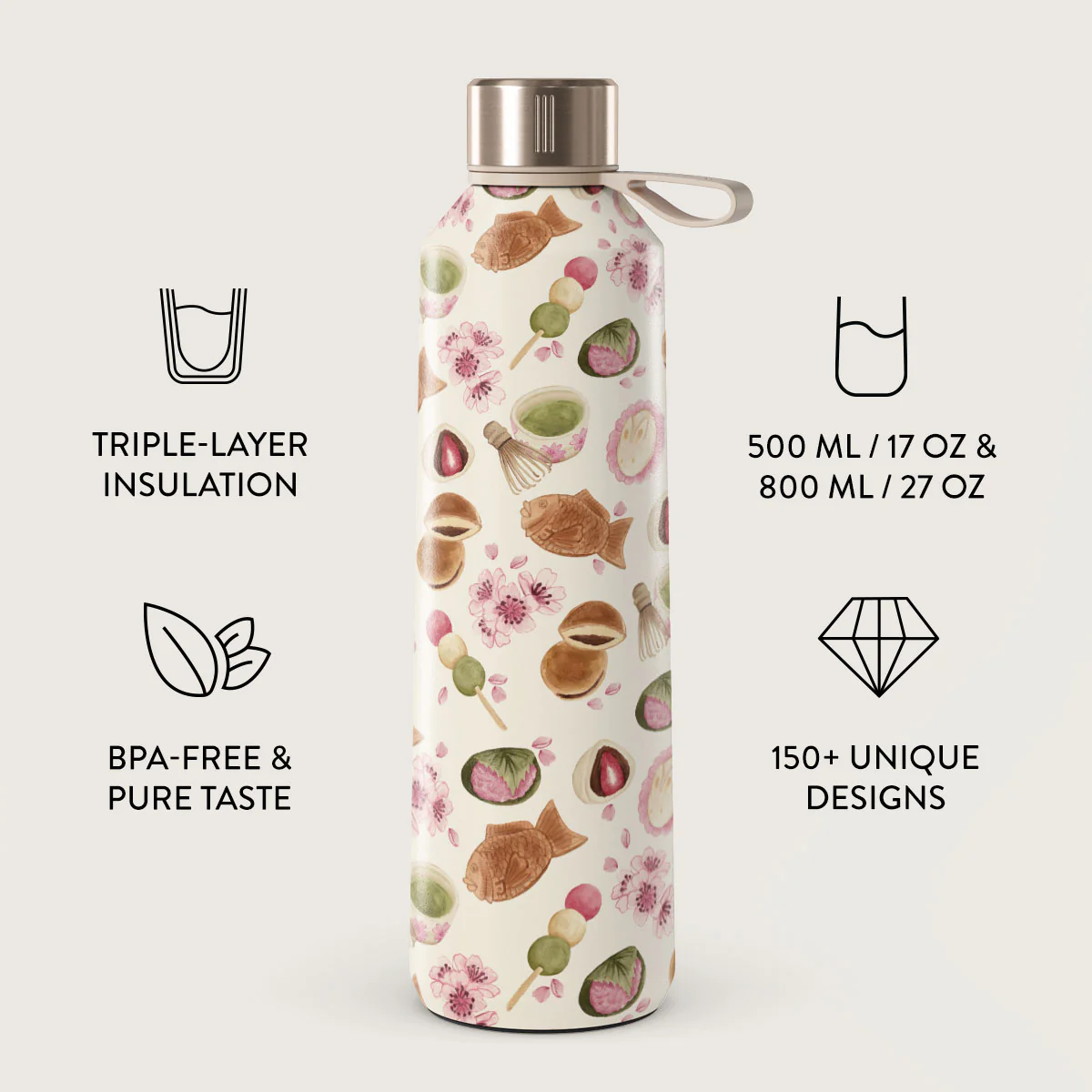 Café Haru - Water Bottle - Image 3