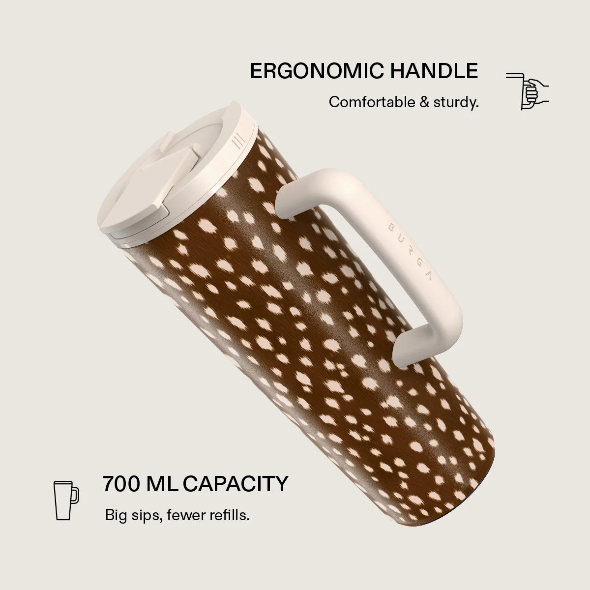 Cinnamon Roll - EasyGrip Travel Mug - Image 2