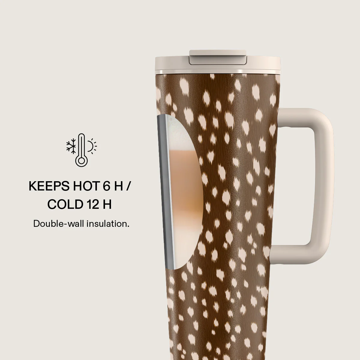 Cinnamon Roll - EasyGrip Travel Mug - Image 4
