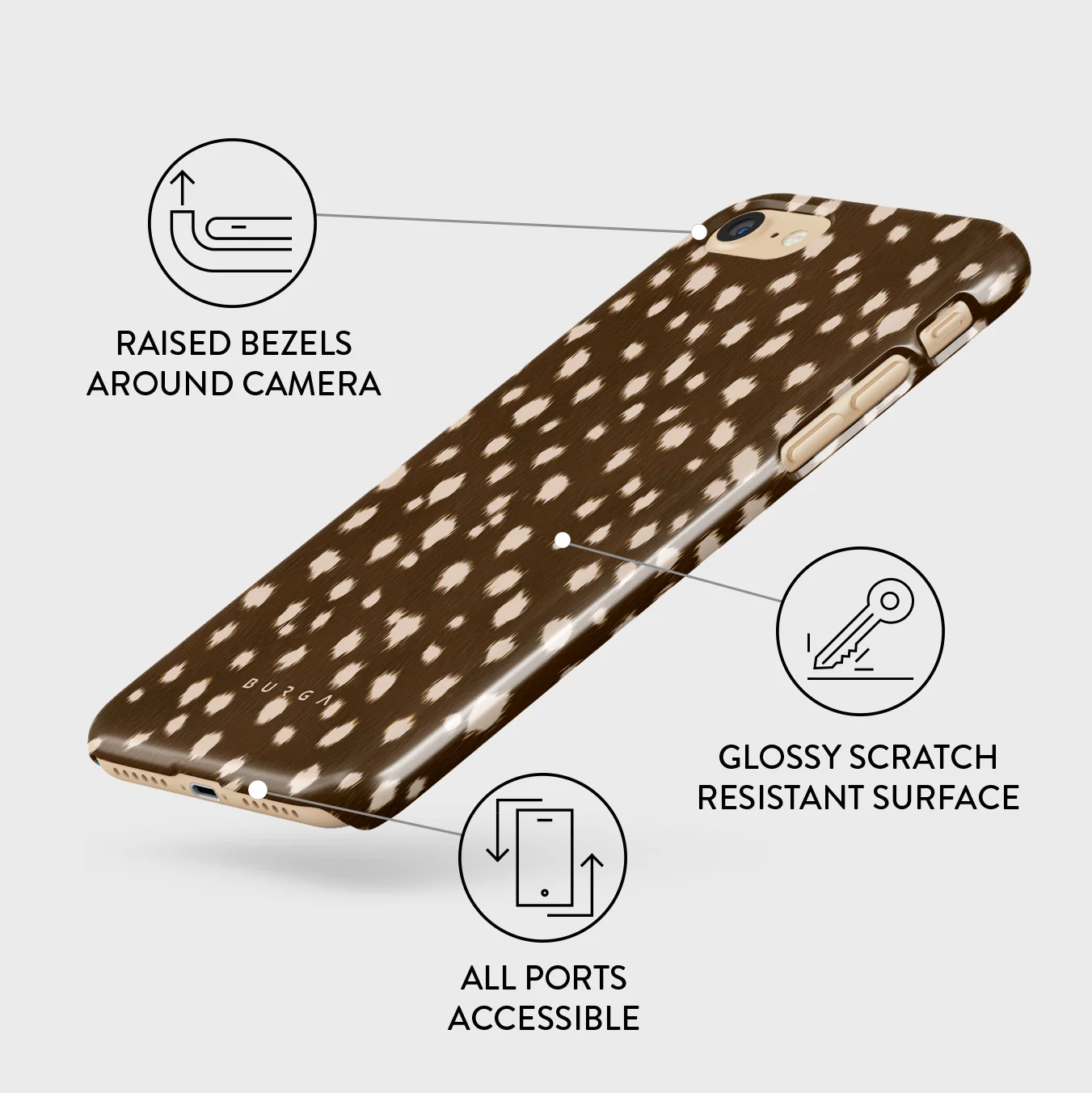 Cinnamon Roll - iPhone SE (2020) Case - Image 3