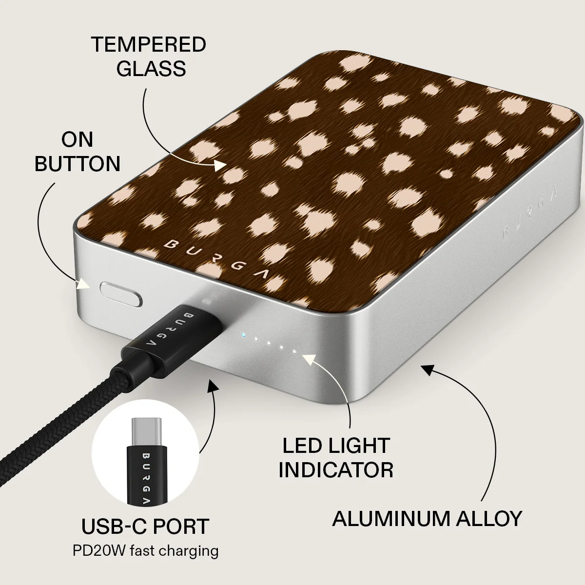 Cinnamon Roll - Magnetic Power Bank - Image 45
