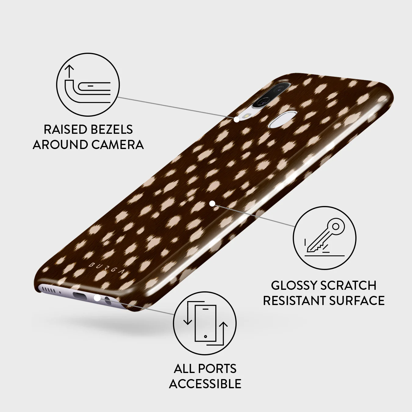 Cinnamon Roll - Samsung Galaxy A40 Case - Image 3