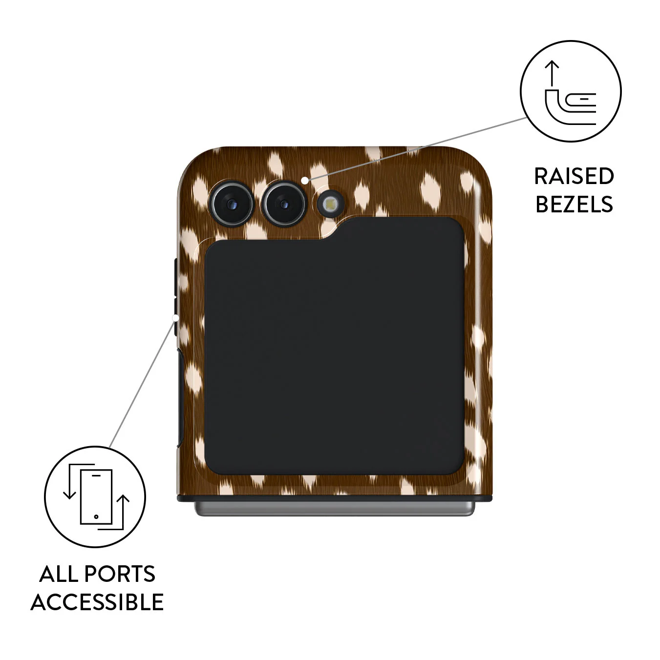 Cinnamon Roll - Samsung Galaxy Z Flip 5 Case - Image 3