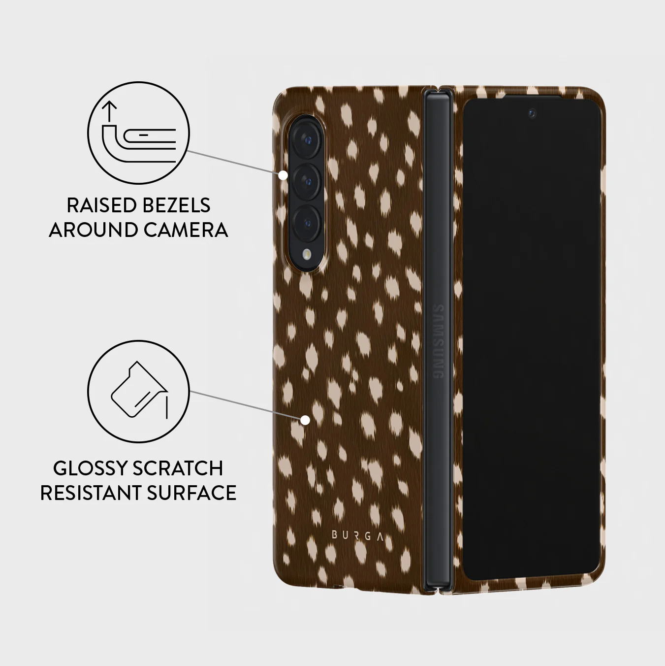 Cinnamon Roll - Samsung Galaxy Z Fold 3 Case - Image 3