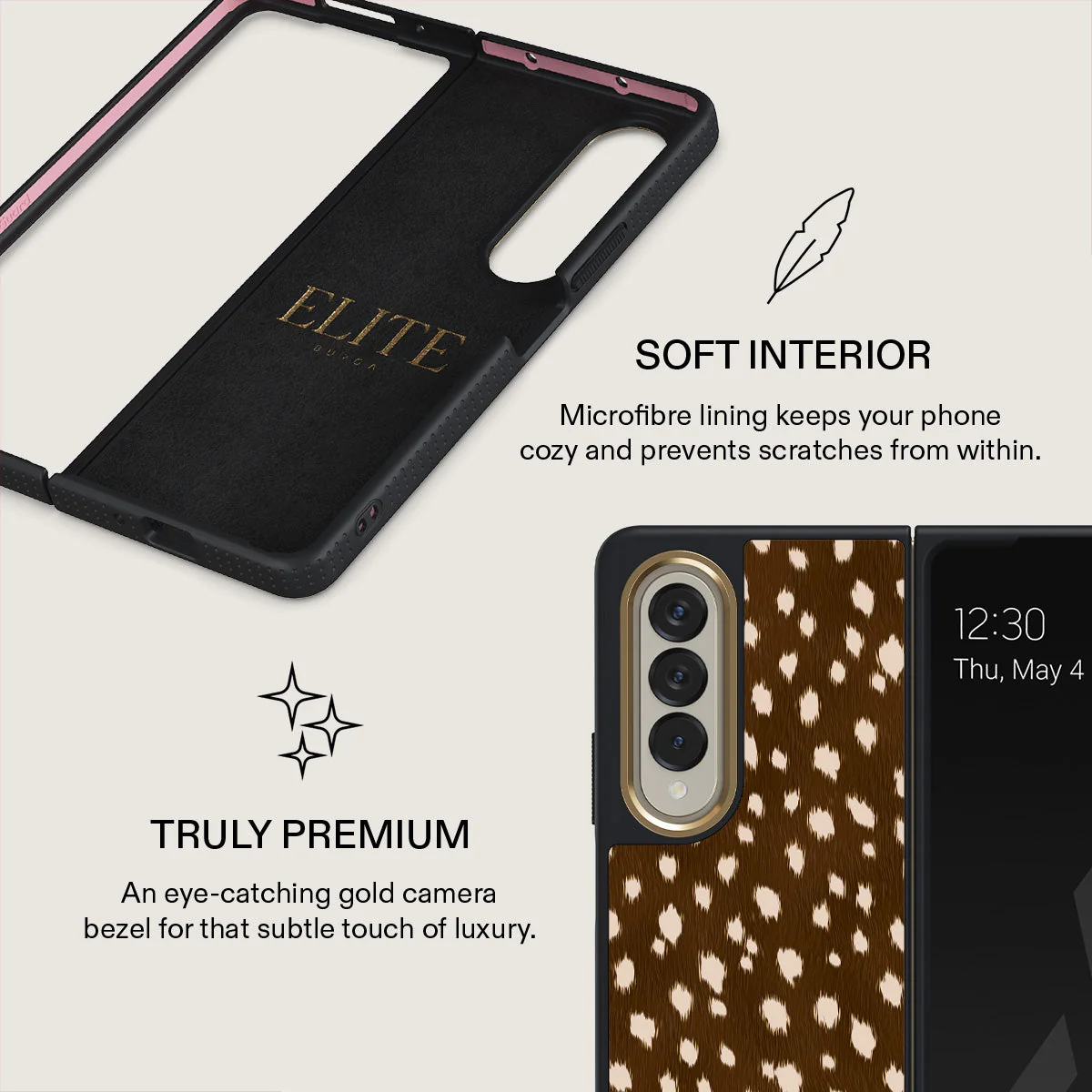 Cinnamon Roll - Samsung Galaxy Z Fold 4 Case - Image 11